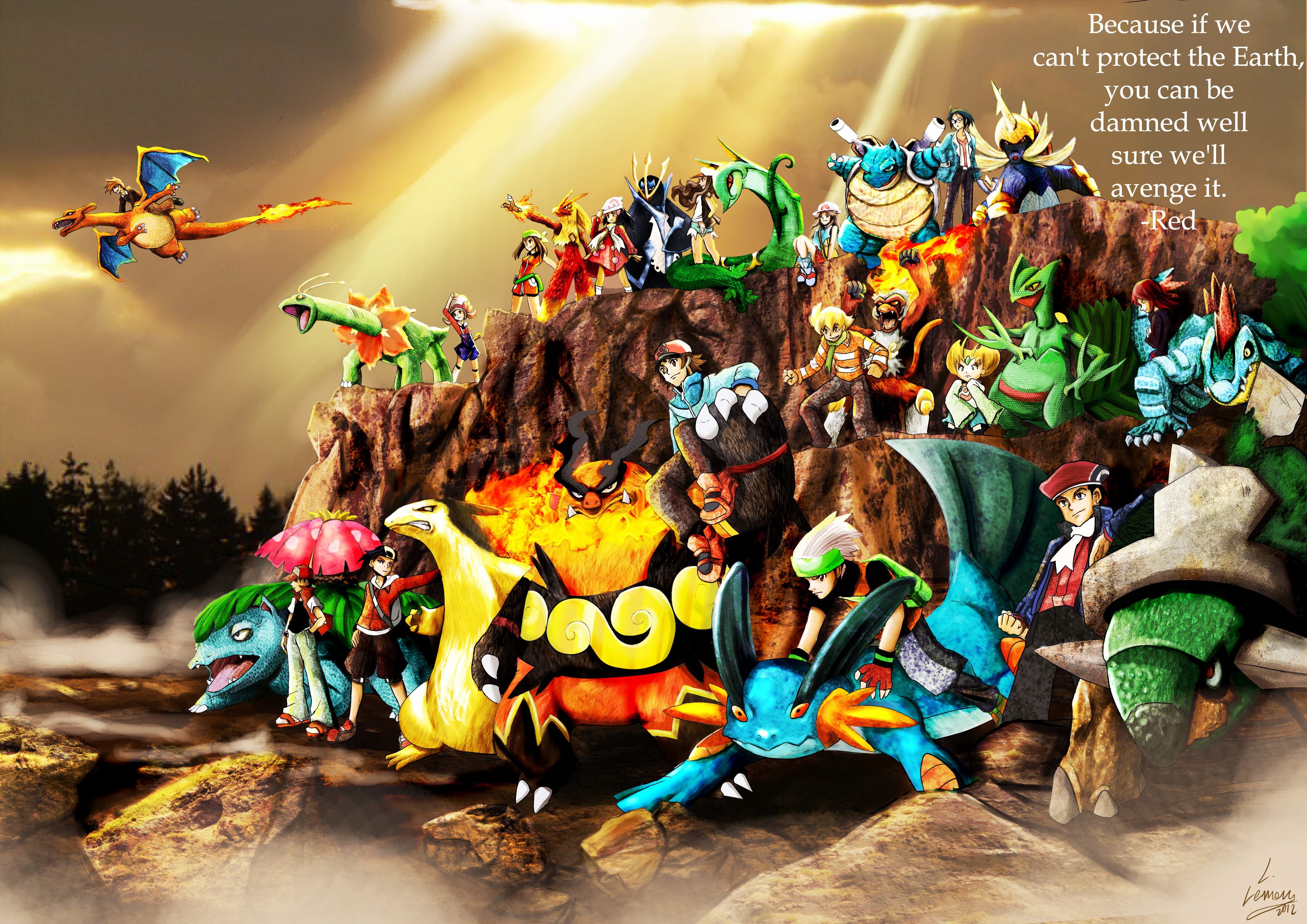 Serperior Pokemon HD Wallpaper