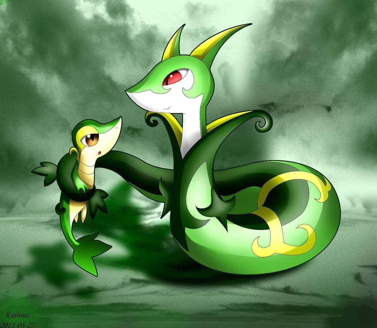 Snivy And Serperior. Charlize`s Board