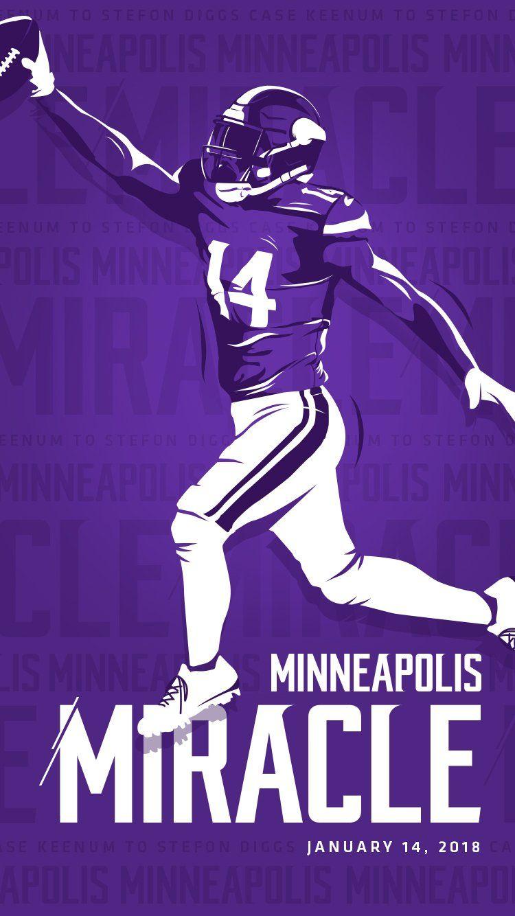 Minnesota miracle wallpaper from the Vikings Twitter
