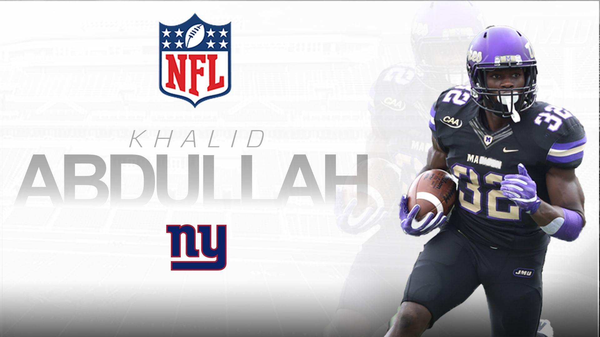 Khalid Abdullah Signs Pro Contract with New York Giants. James