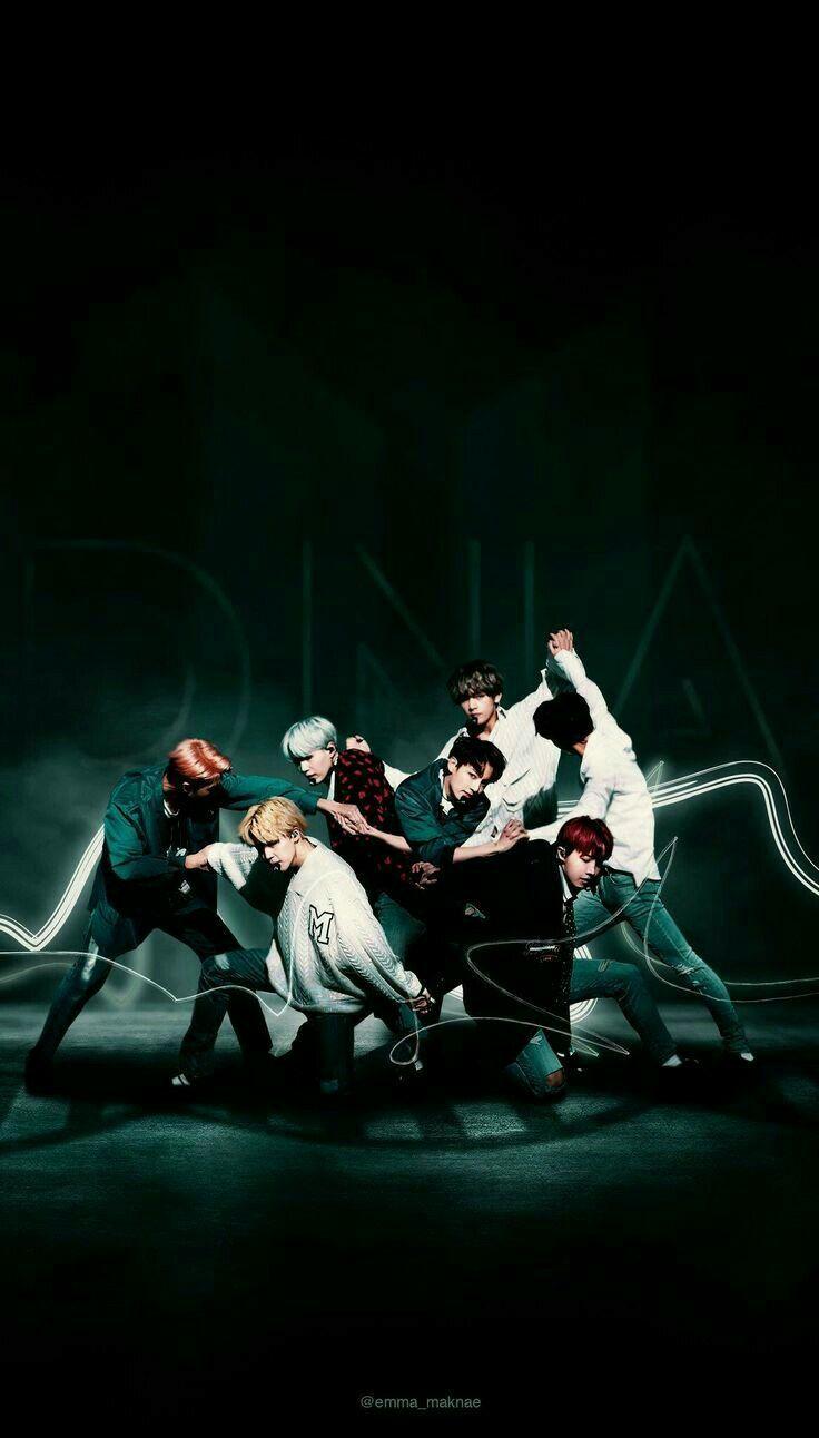BTS DNA Wallpaper. BTS. BTS, Bts wallpaper and Kpop