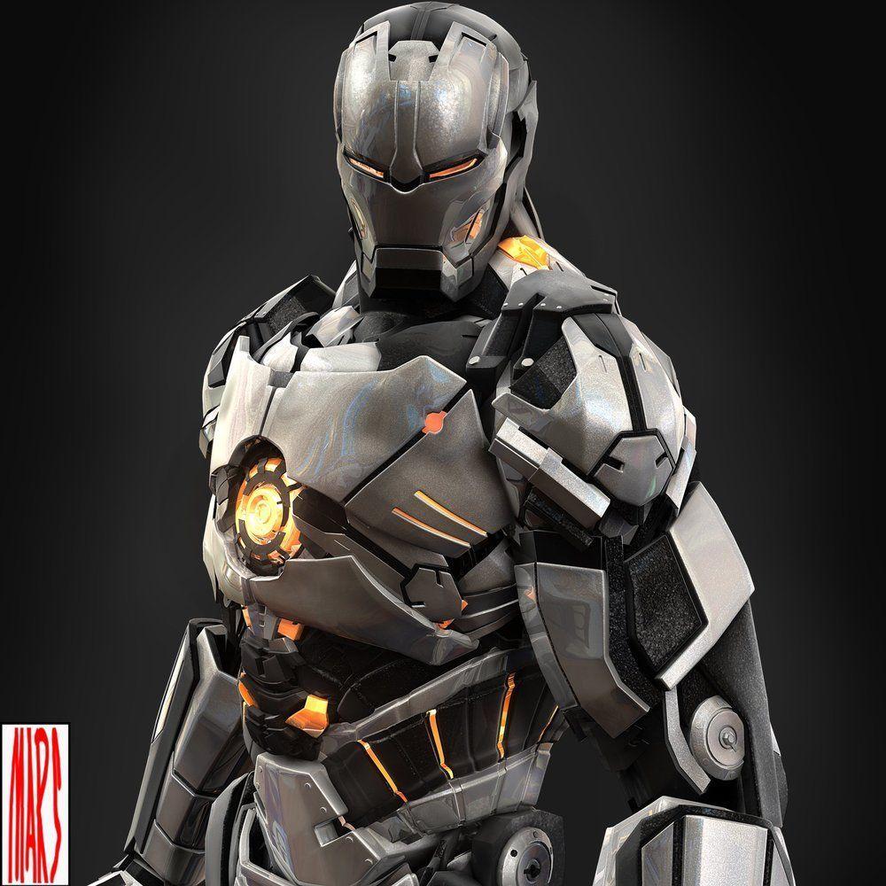 vibranium iron man suit