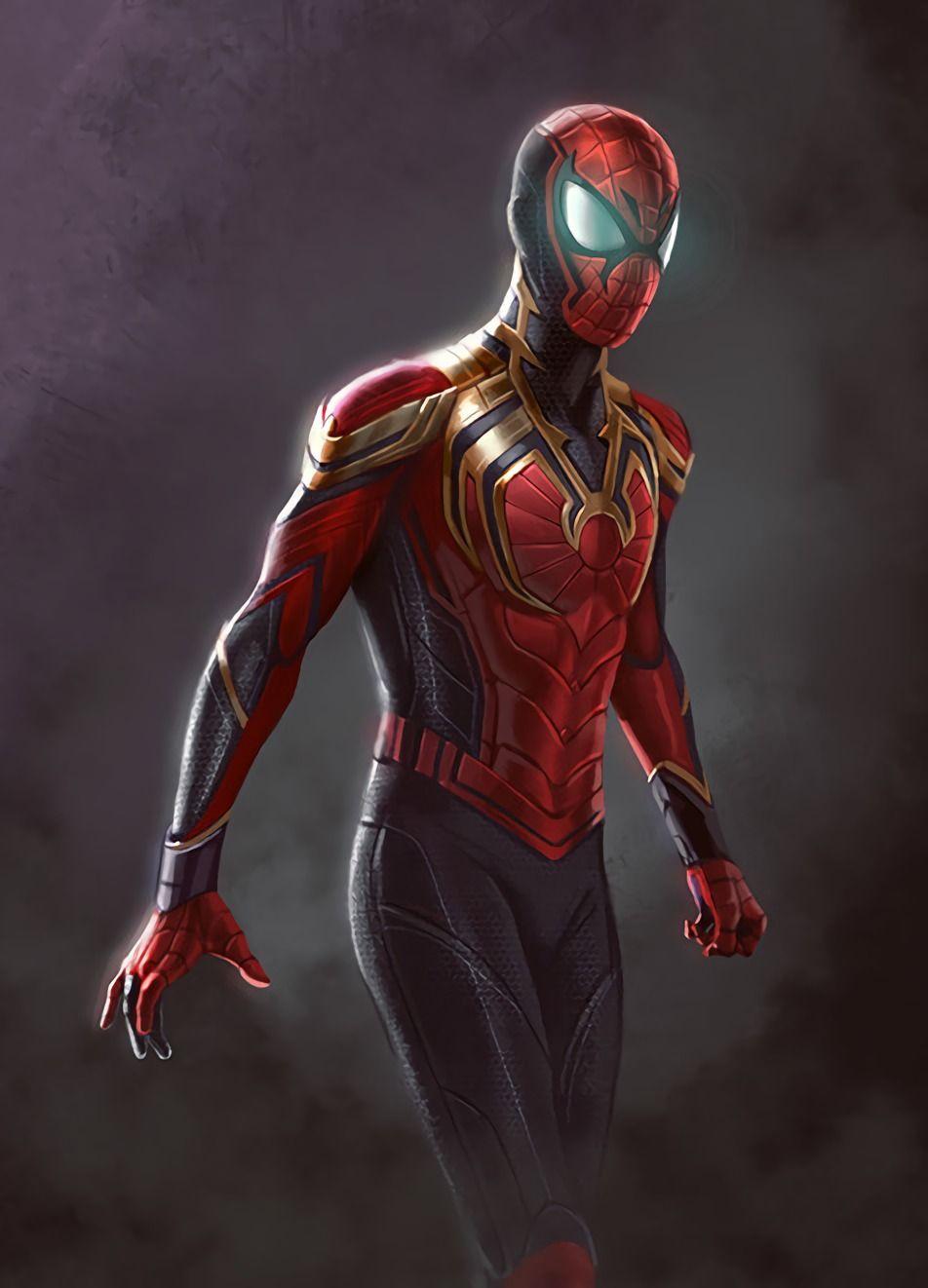 Spider Man Wakanda Vibranium Armor Concept Art. MARVEL
