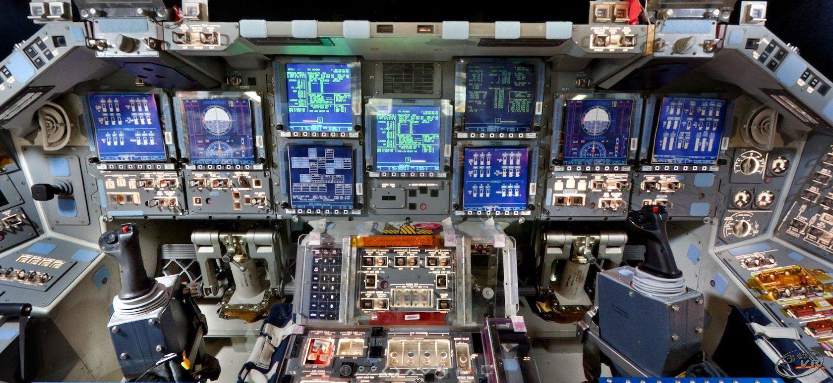 image of Interior Space Shuttle Background - #SpaceHero