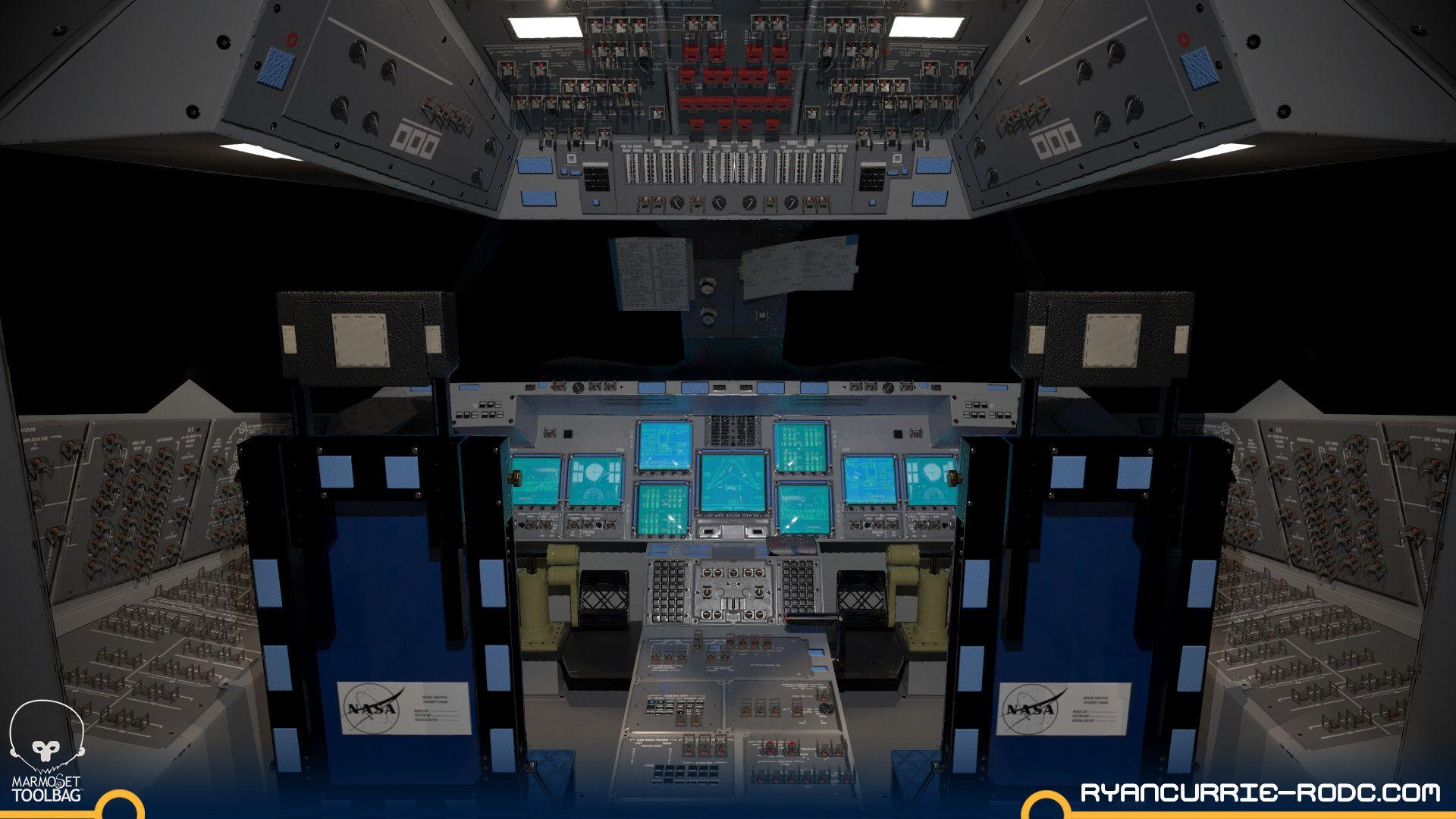 Space Shuttle Interior Deck, Ryan Currie