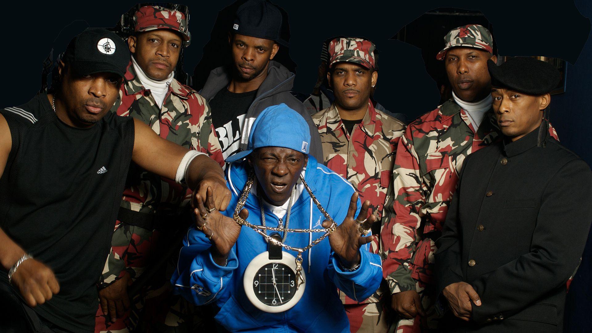 Chuck D, Flavor Flav, Dj Lord, The S1w, Professor Griff