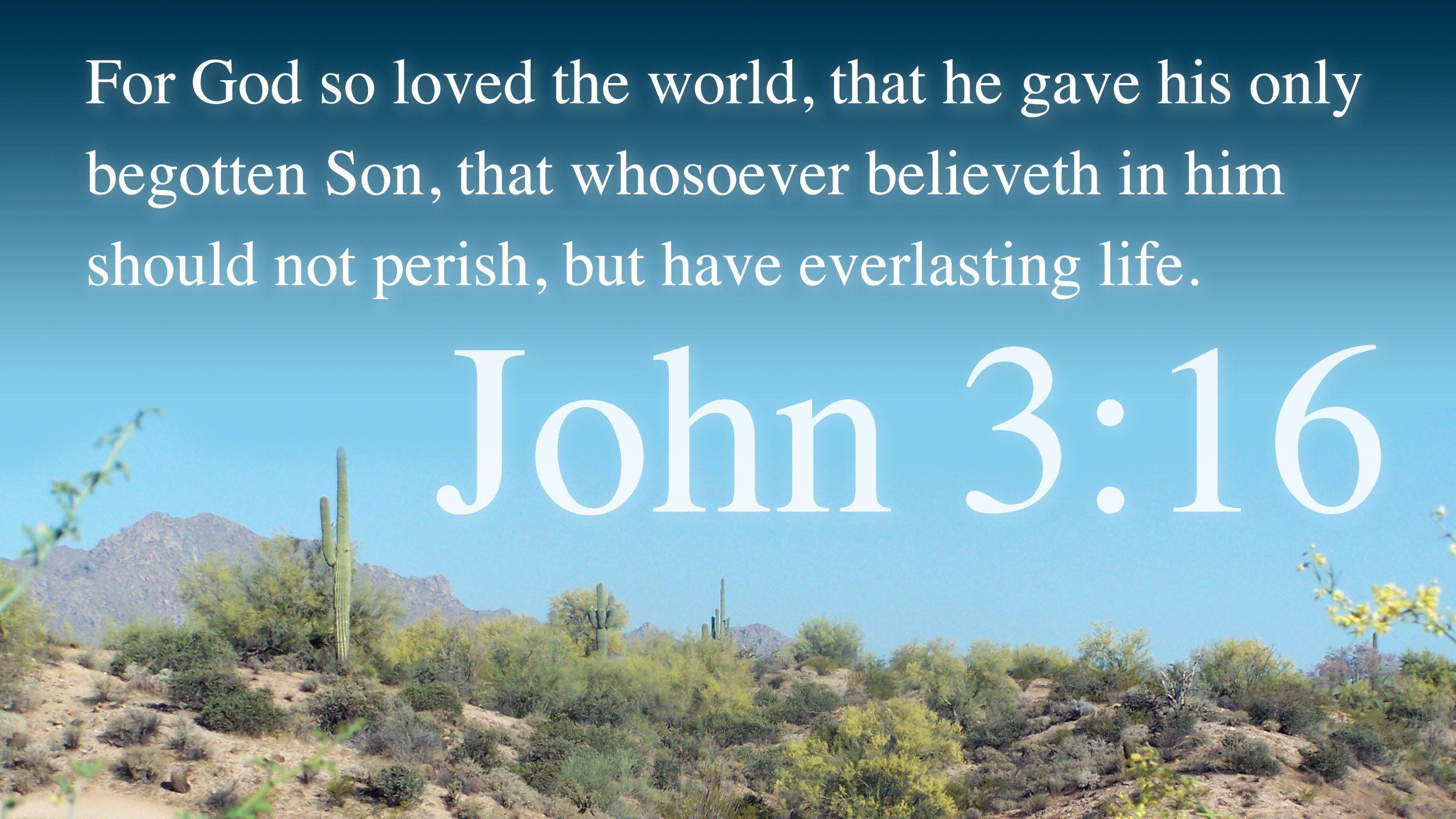 john 3 16 backround