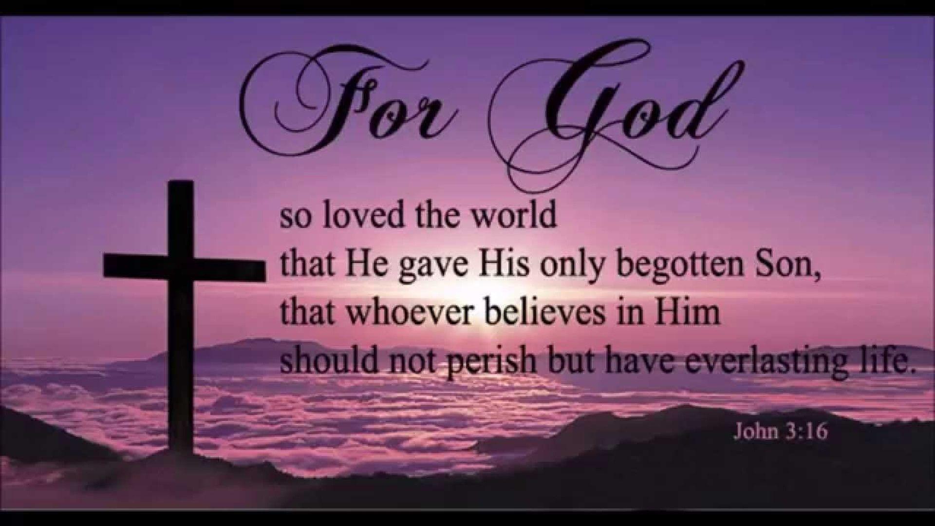John 3 16 Wallpapers Wallpaper Cave