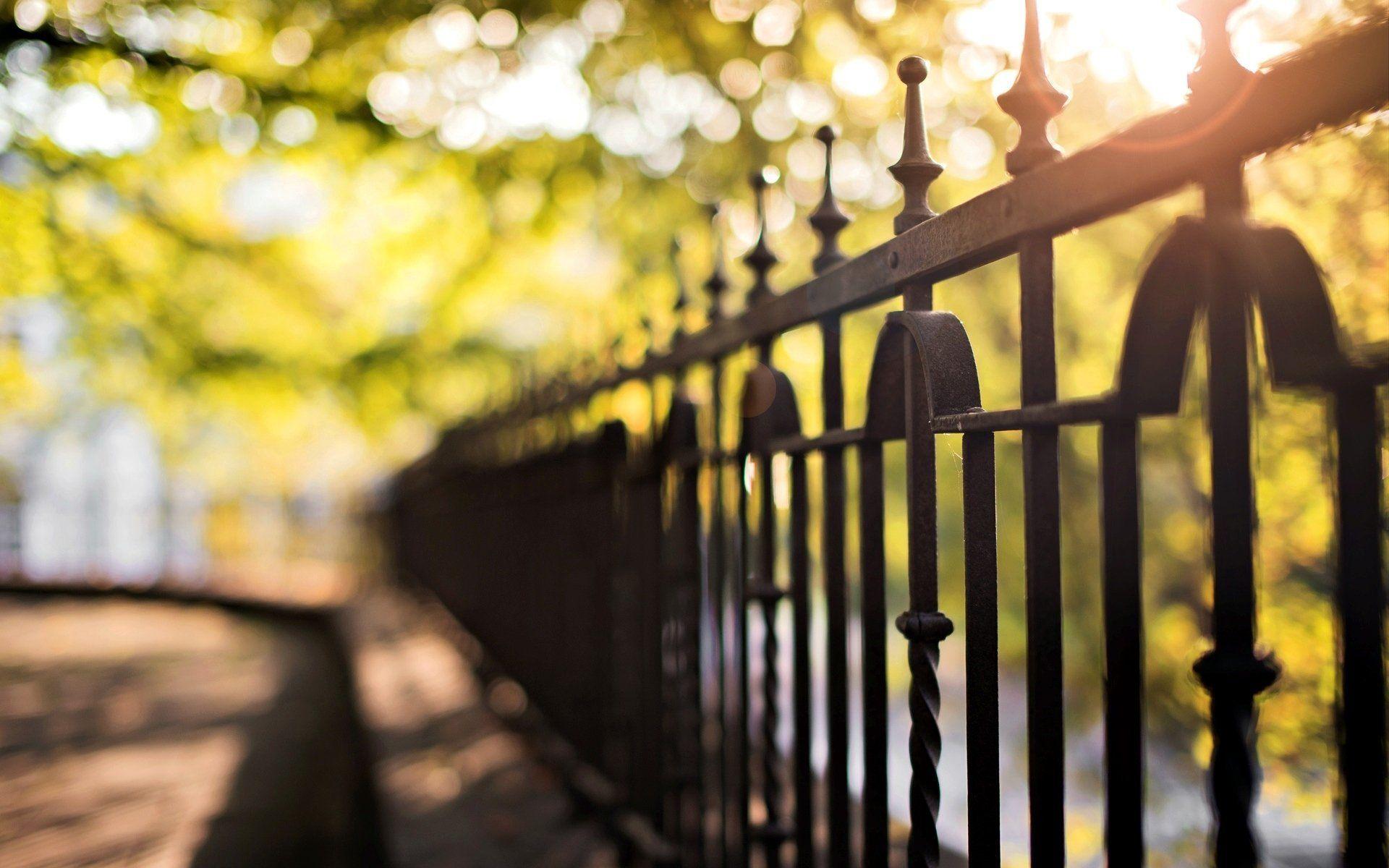 Fence Bokeh HD Wide Wallpaper for Widescreen (35 Wallpaper)