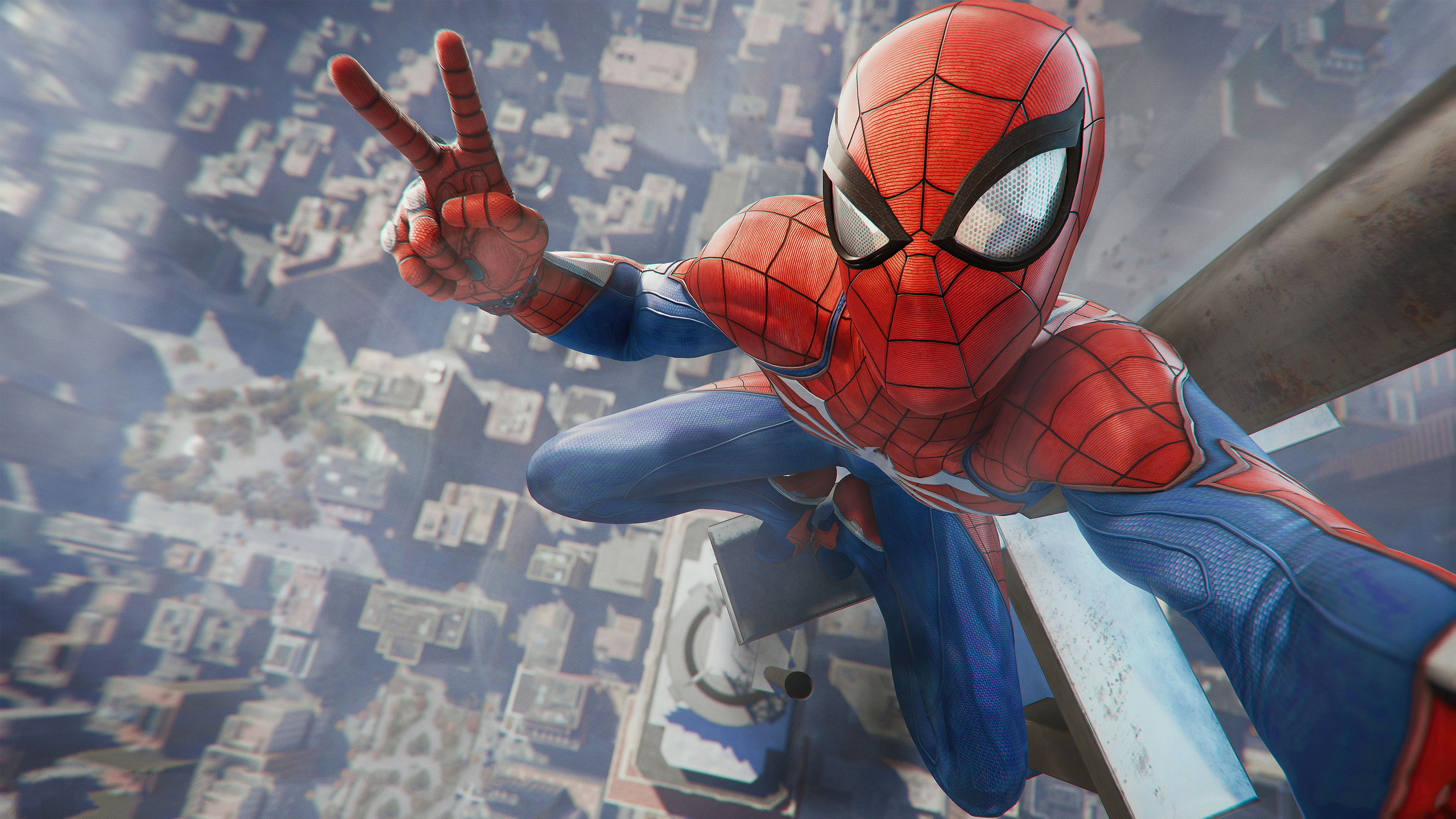 Wallpaper Spider Man, Marvel Comics, PlayStation 4K, Games