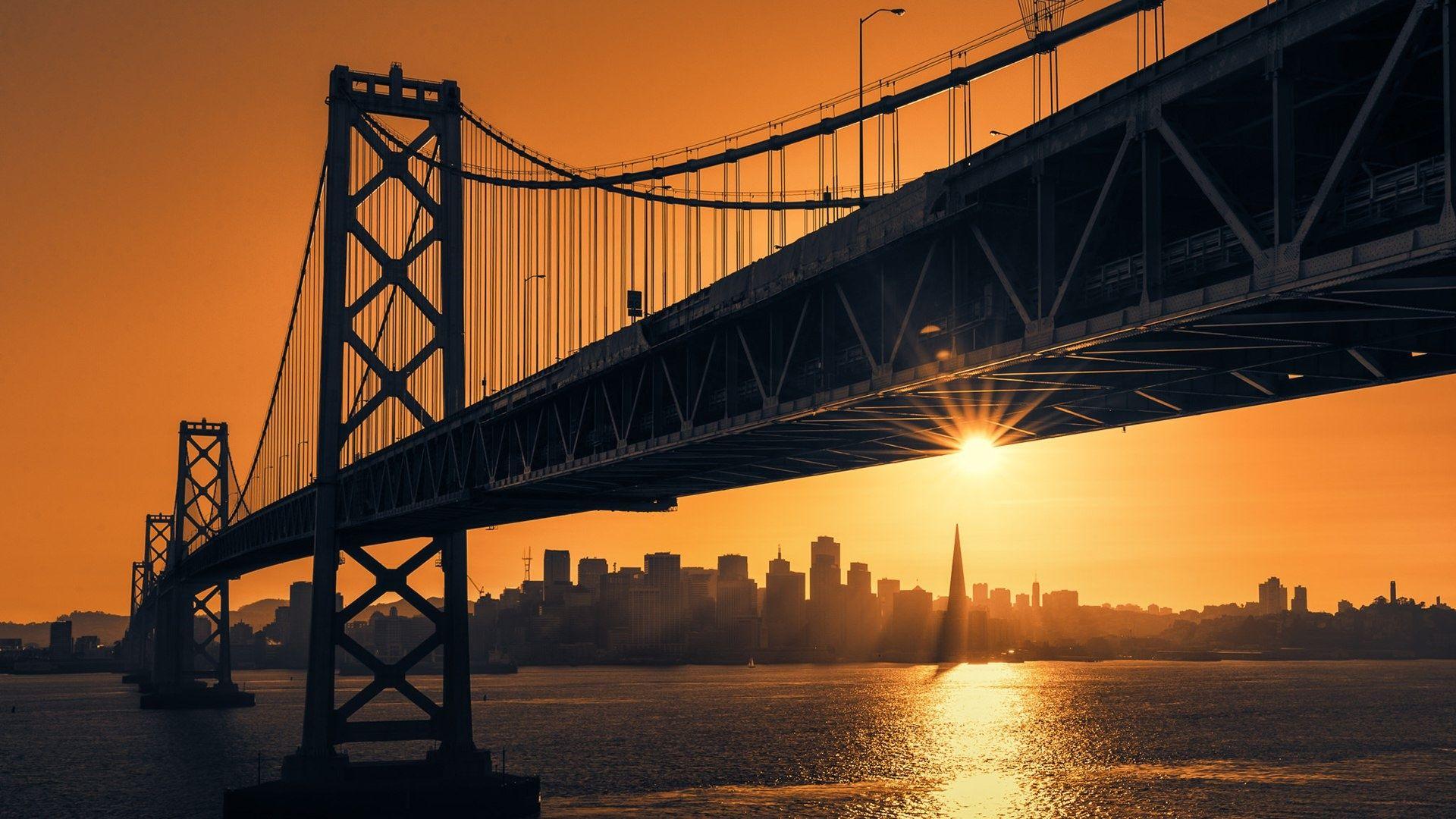 Мост Бэй бридж Сан Франциско