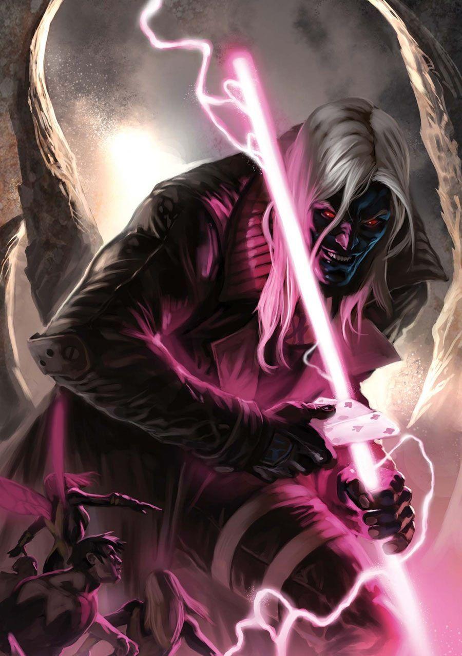Gambit as the Horseman Death. Gambit. Death, Comic
