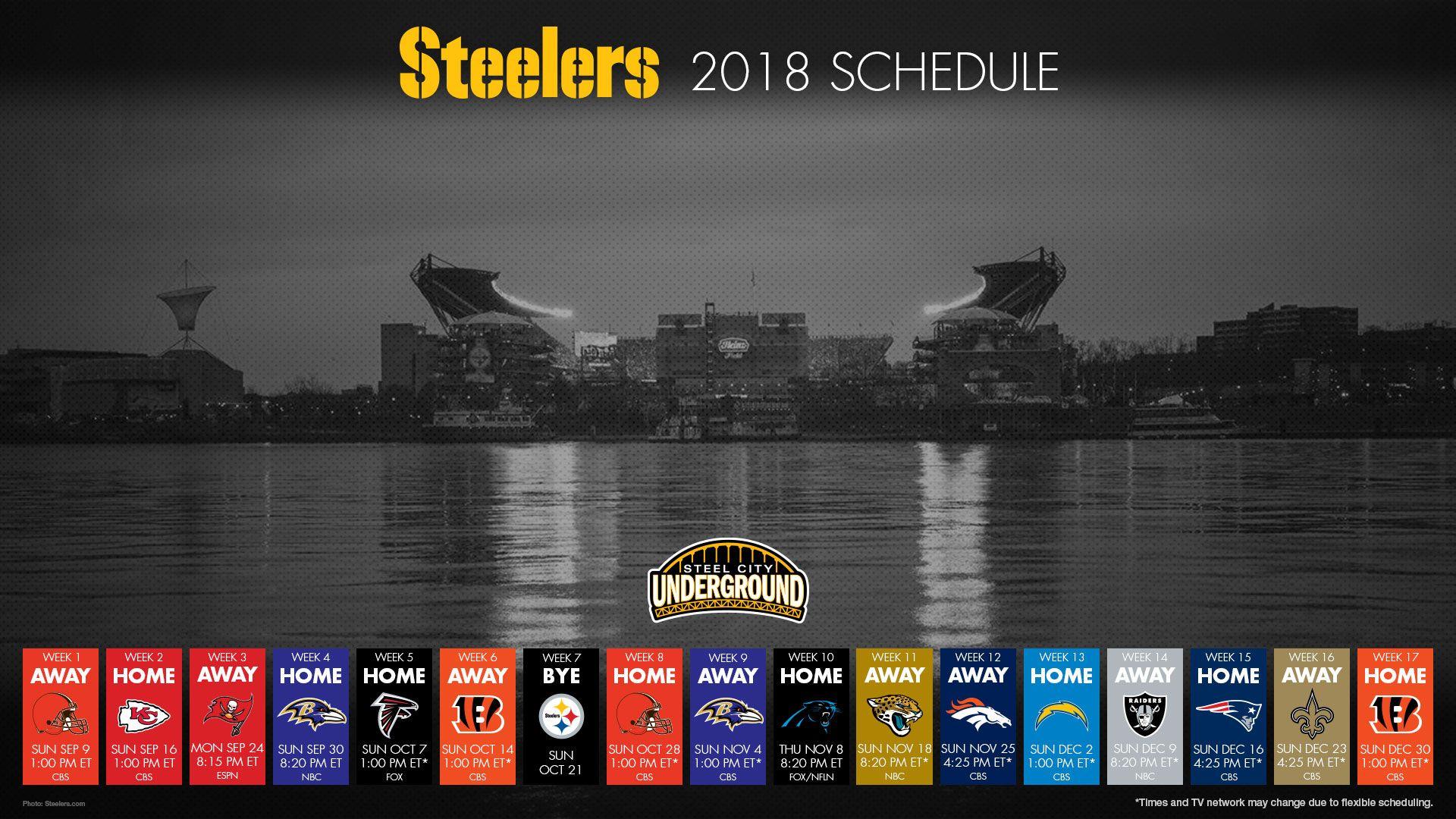 The Good, Bad and Ugly of the Steelers 2018 schedule. Steel City