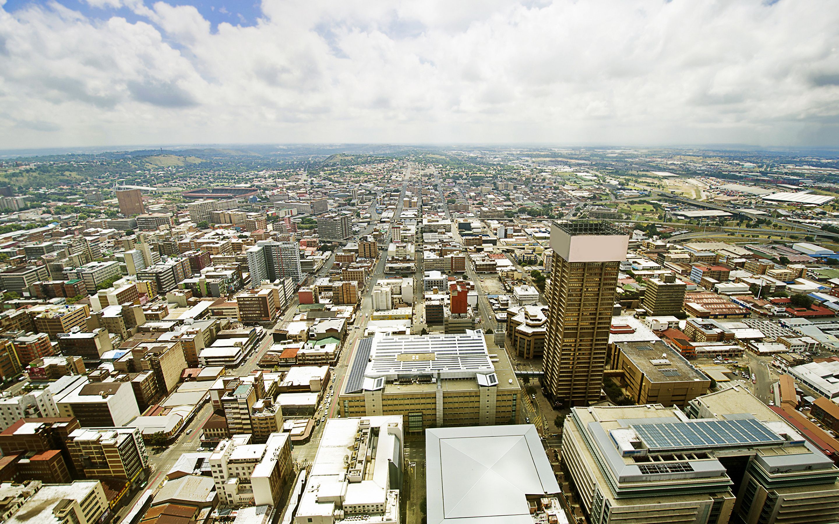 Photo South Africa Megapolis Johannesburg Sky Cities 2880x1800