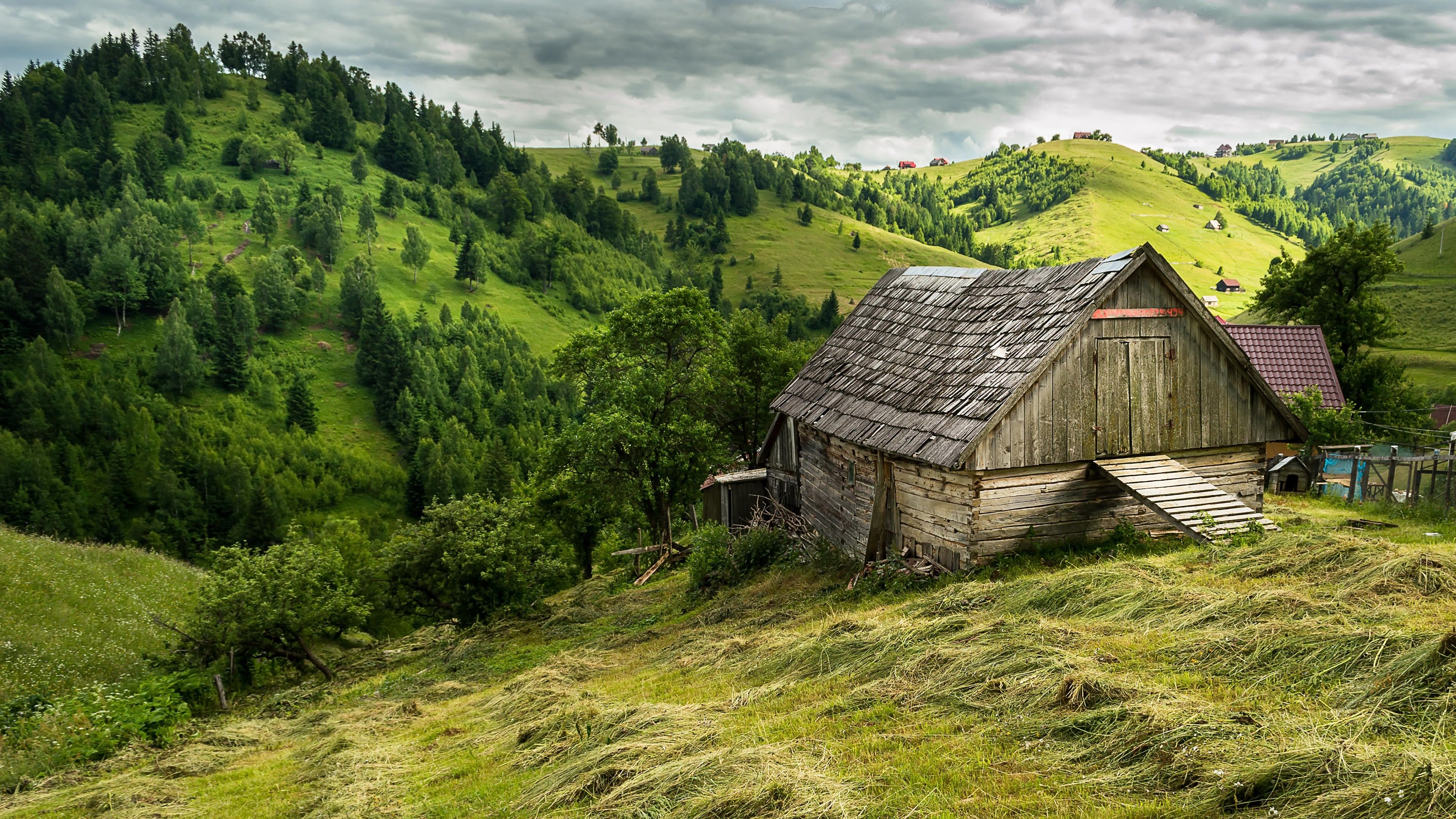 Mountain Village In Transylvania Wallpaper. Wallpaper Studio 10