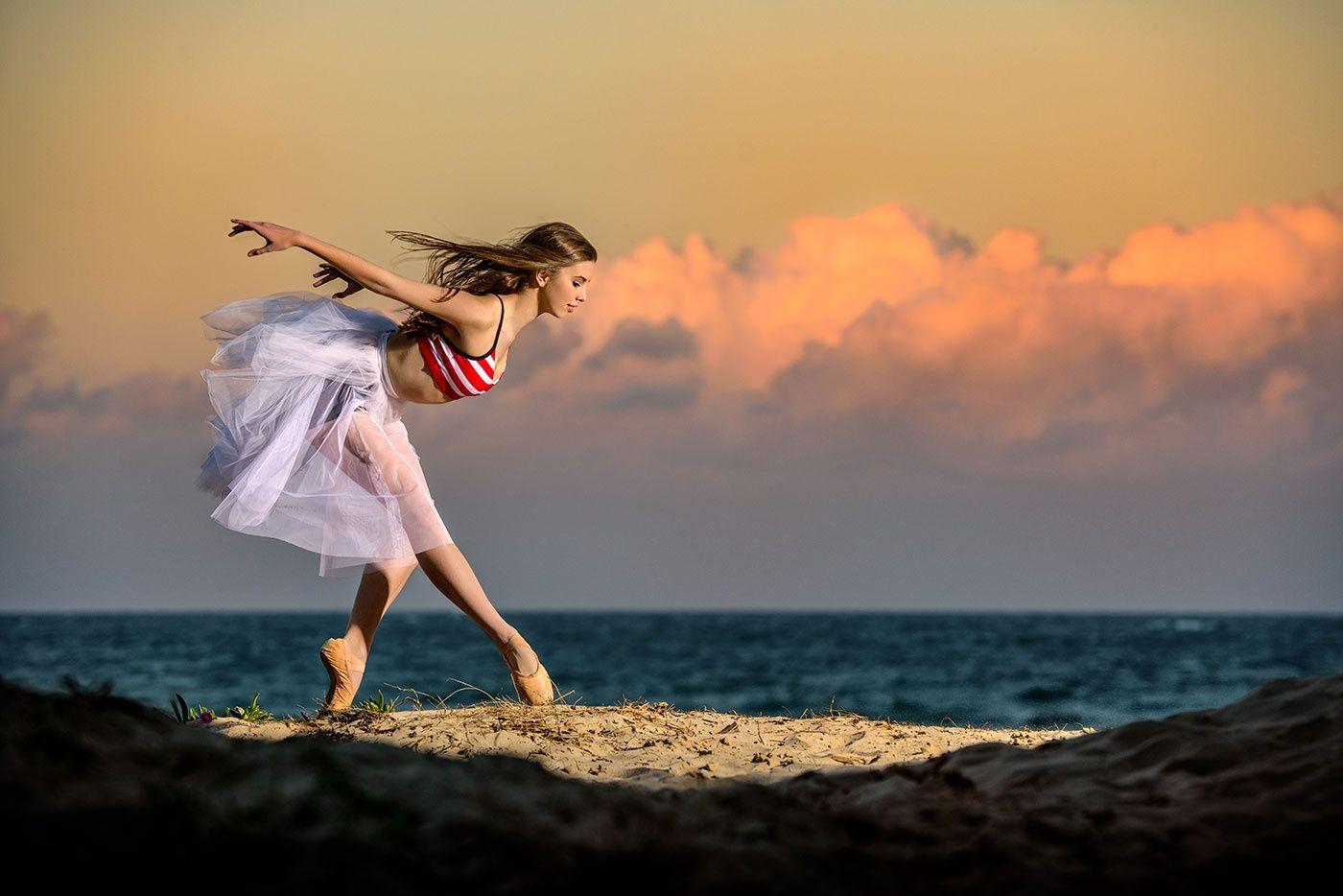 Ballerina Shoes Ballet Brunettes Dress Love Nature Peace Pointes Sea