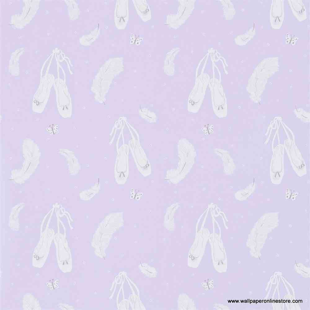 Ballet Shoes 214019 Lavender Little Sanderson Wallpaper