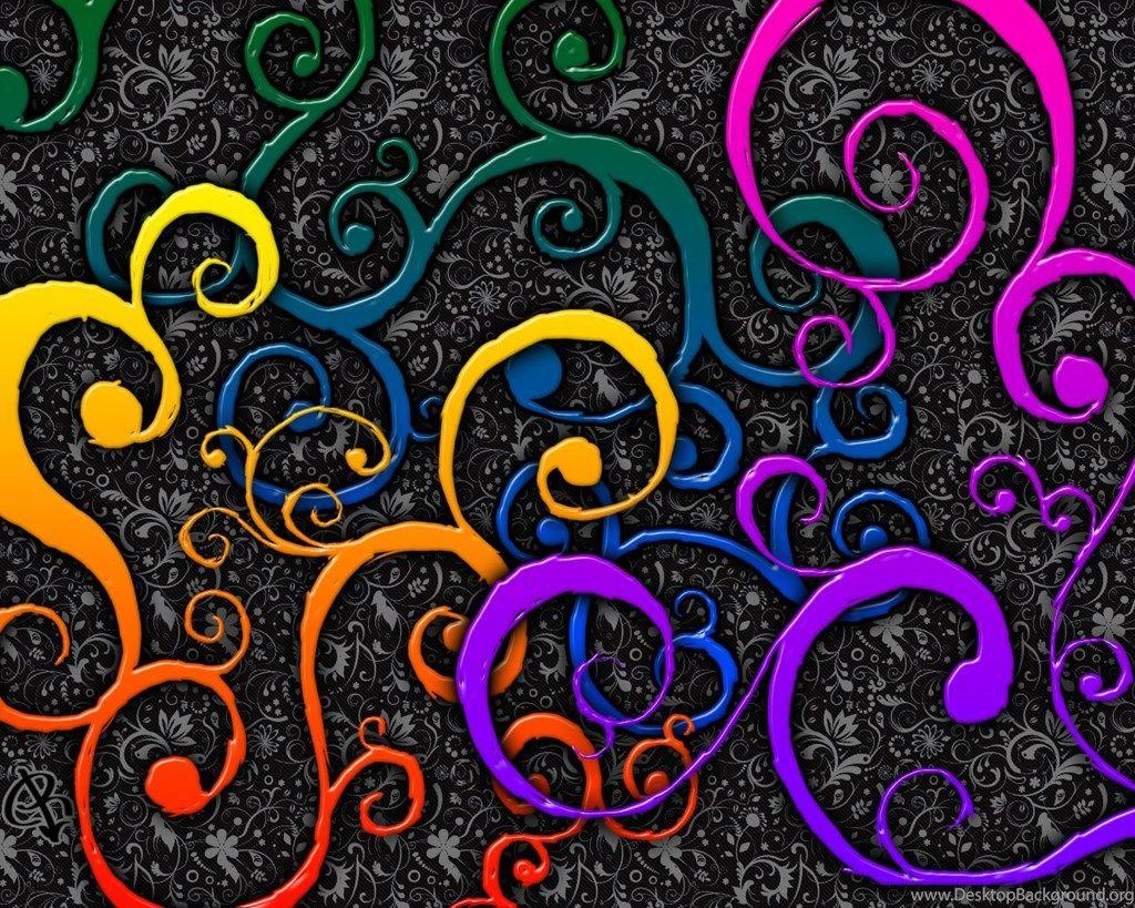 Colorful Flourish Wallpaper By BakerZero417 Desktop