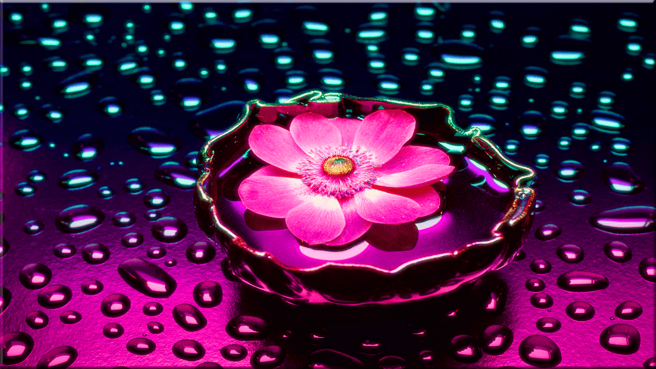 Pink Water Drops Wallpapers Wallpaper Cave