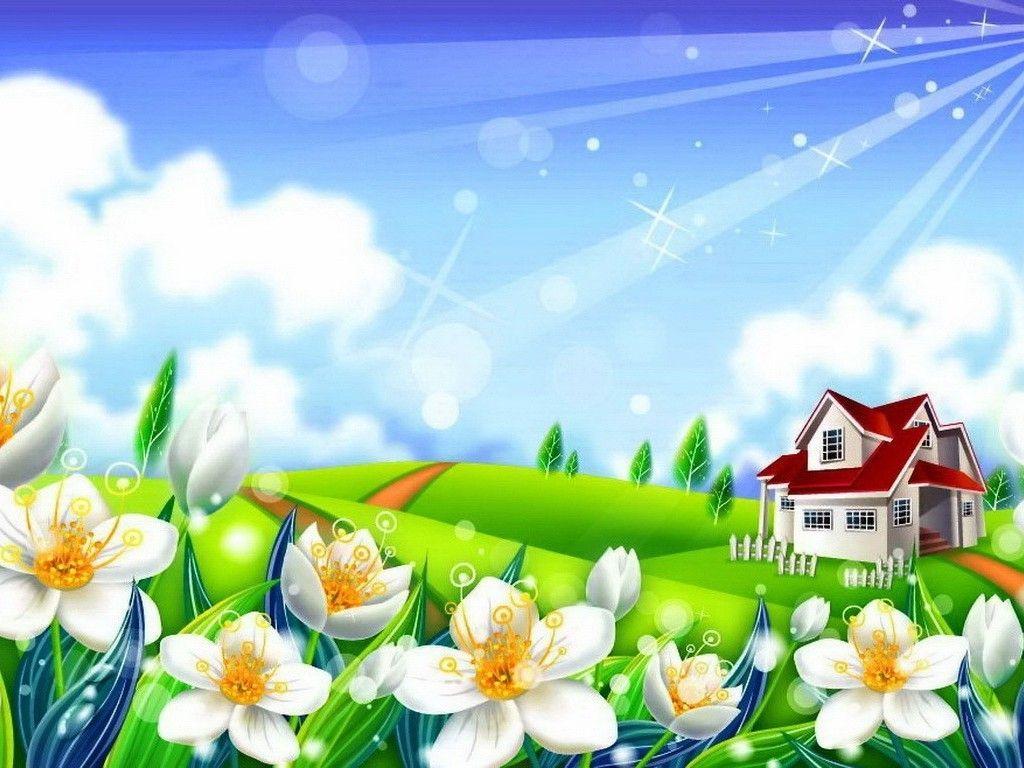 Flowers: Nature Garden House Flower Wallpaper HD For Android for HD