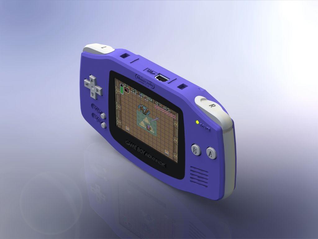 GameBoy Wallpaper iPhone  GBA Purple - Wallpapers Central