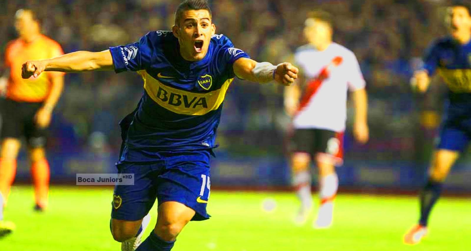 Argentine Footballer Cristian Pavón Full HD Wallpaper