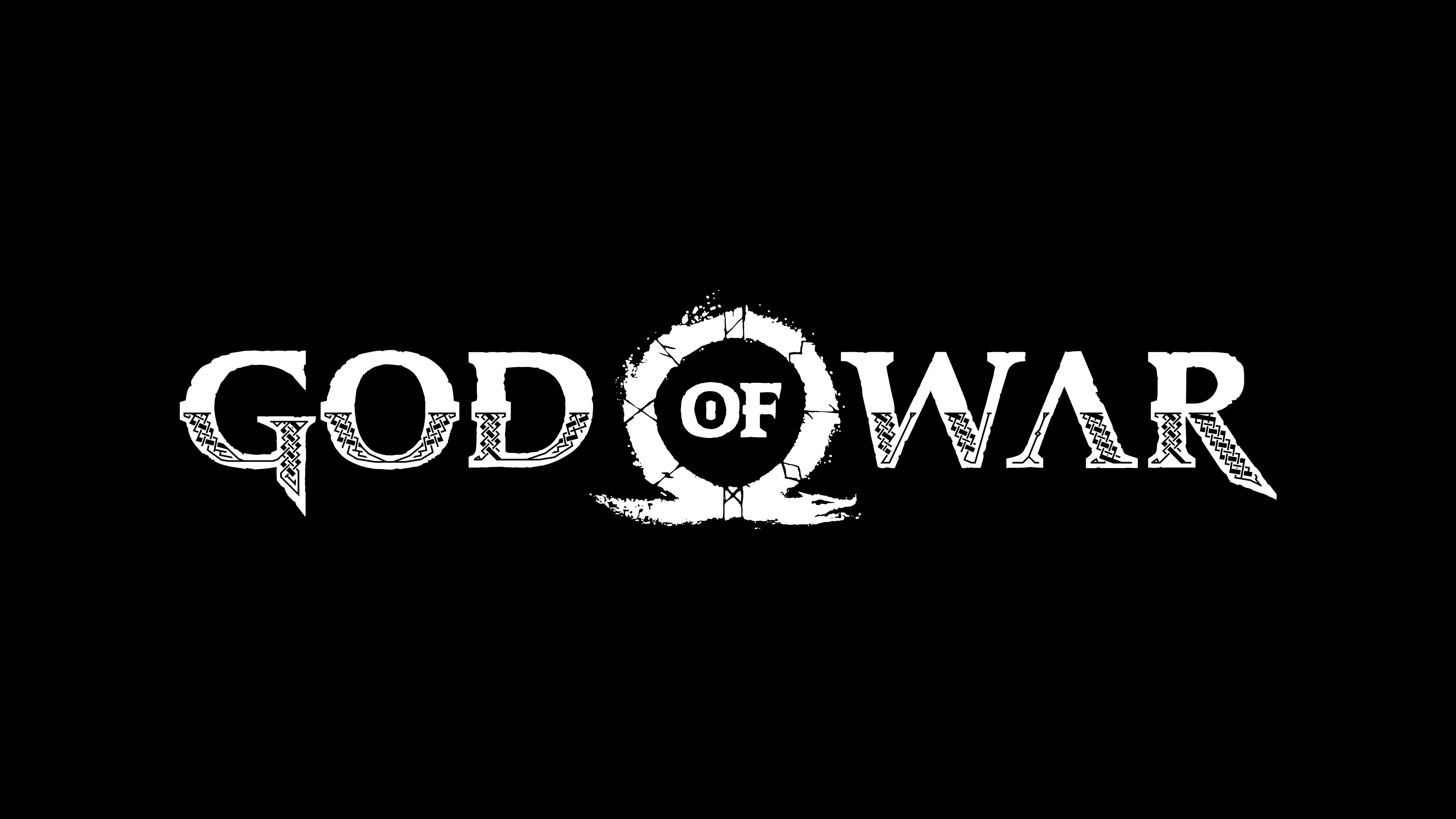 God Of War 2018 Logo 4k, HD Games, 4k Wallpaper, Image