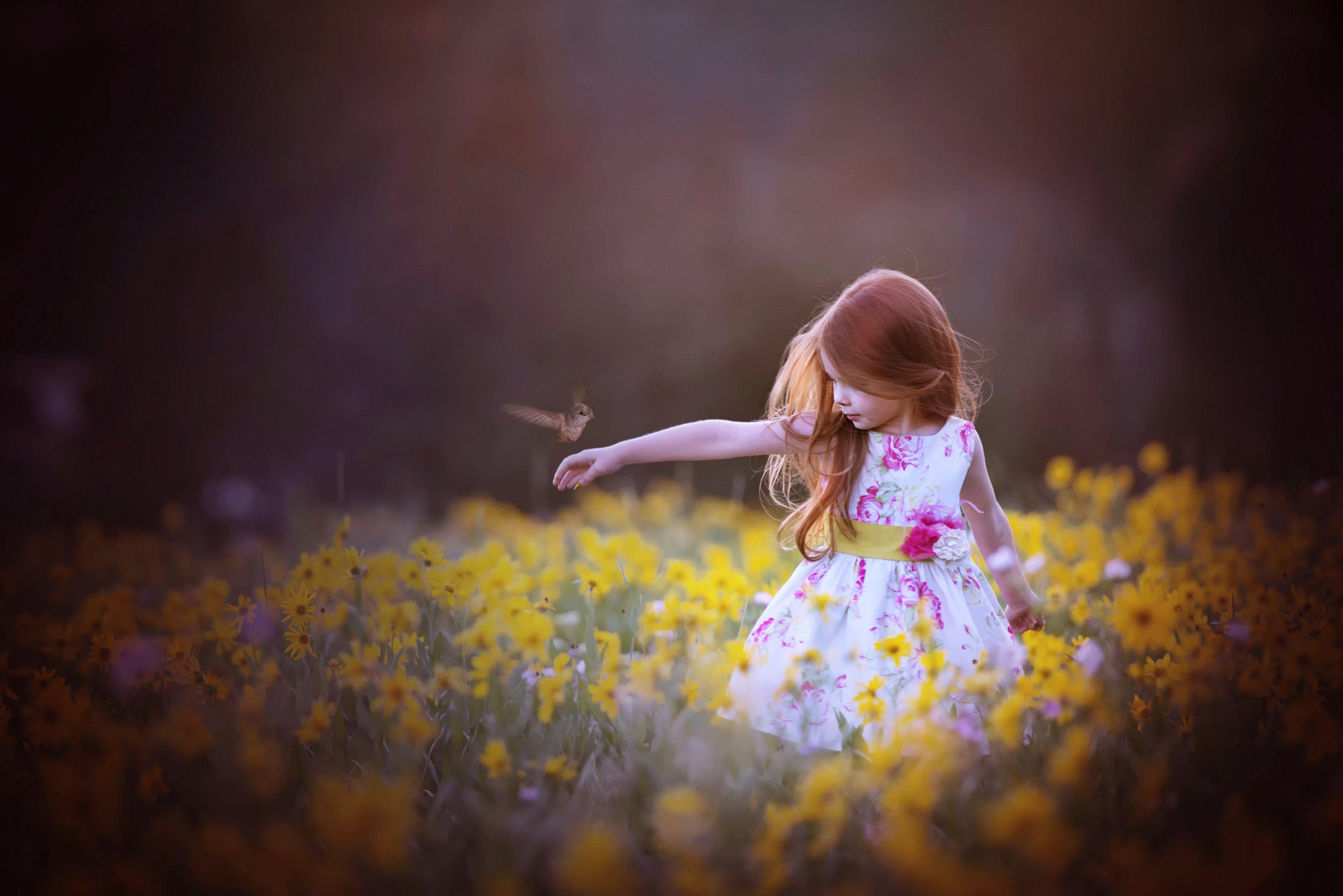 Cute Girls Nature Image Photo Little Girl In Nature Wallpaper 10