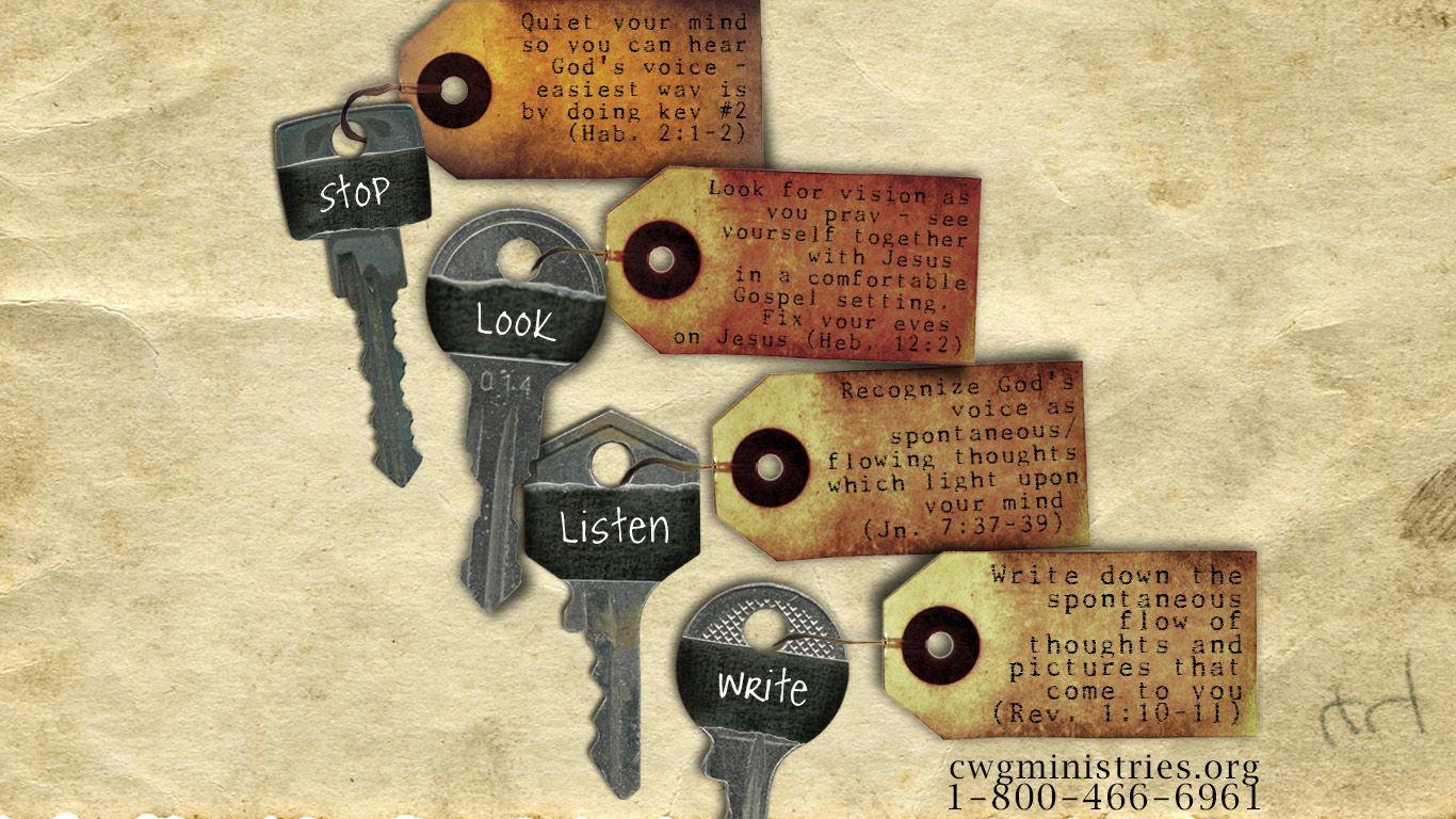 Four Keys to Hearing God's Voice. Christian Leadership University