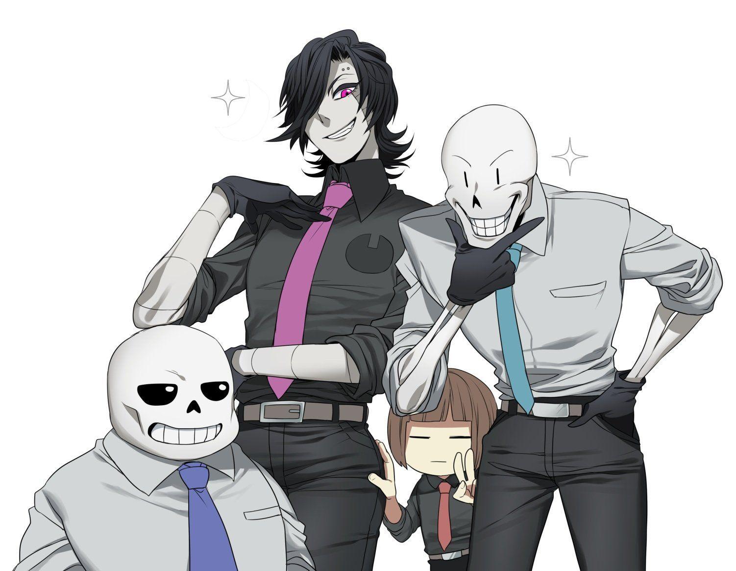 Frisk (undertale) male mettaton papyrus (undertale) sans undertale
