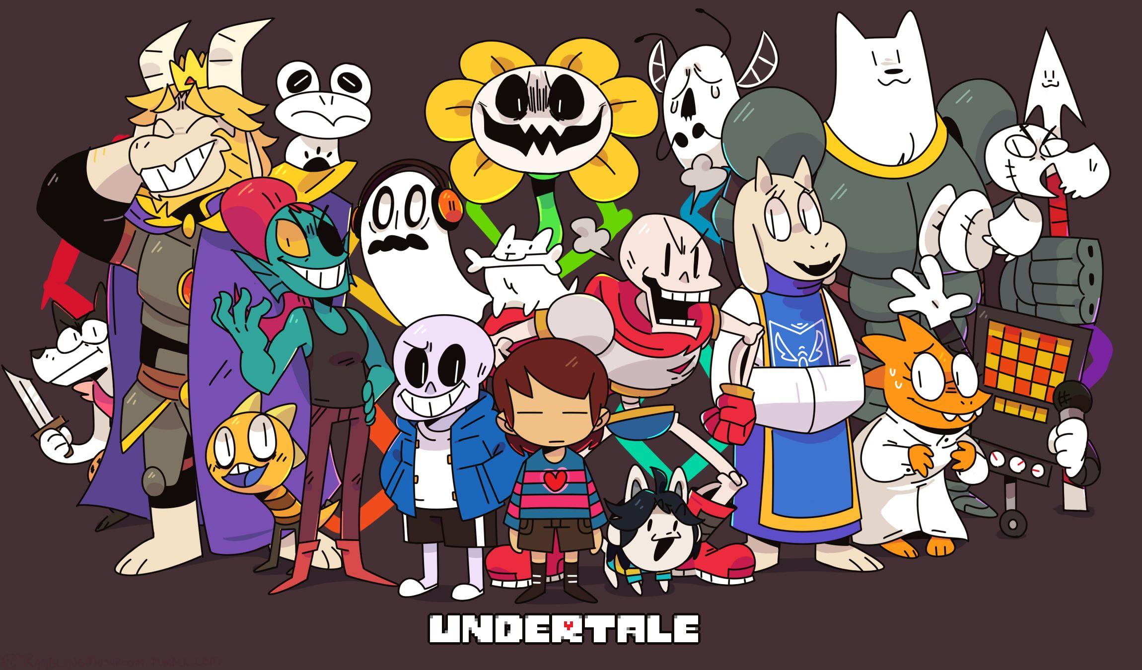 Undertale, Frisk, Mettaton HD wallpaper