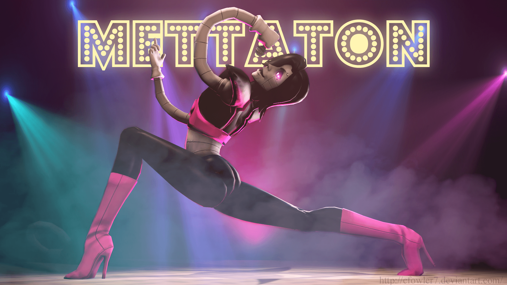 Undertale Mettaton Ex Wallpaper 1080P