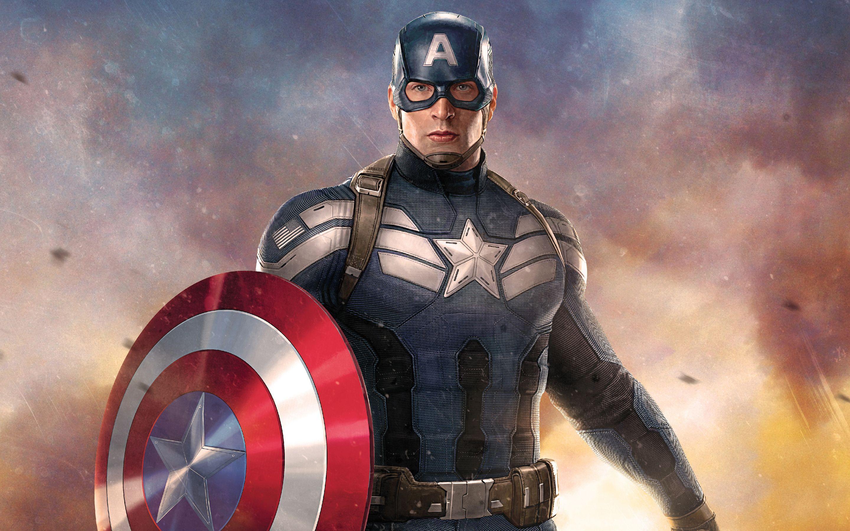 Nice HD wallpaper of Captain America