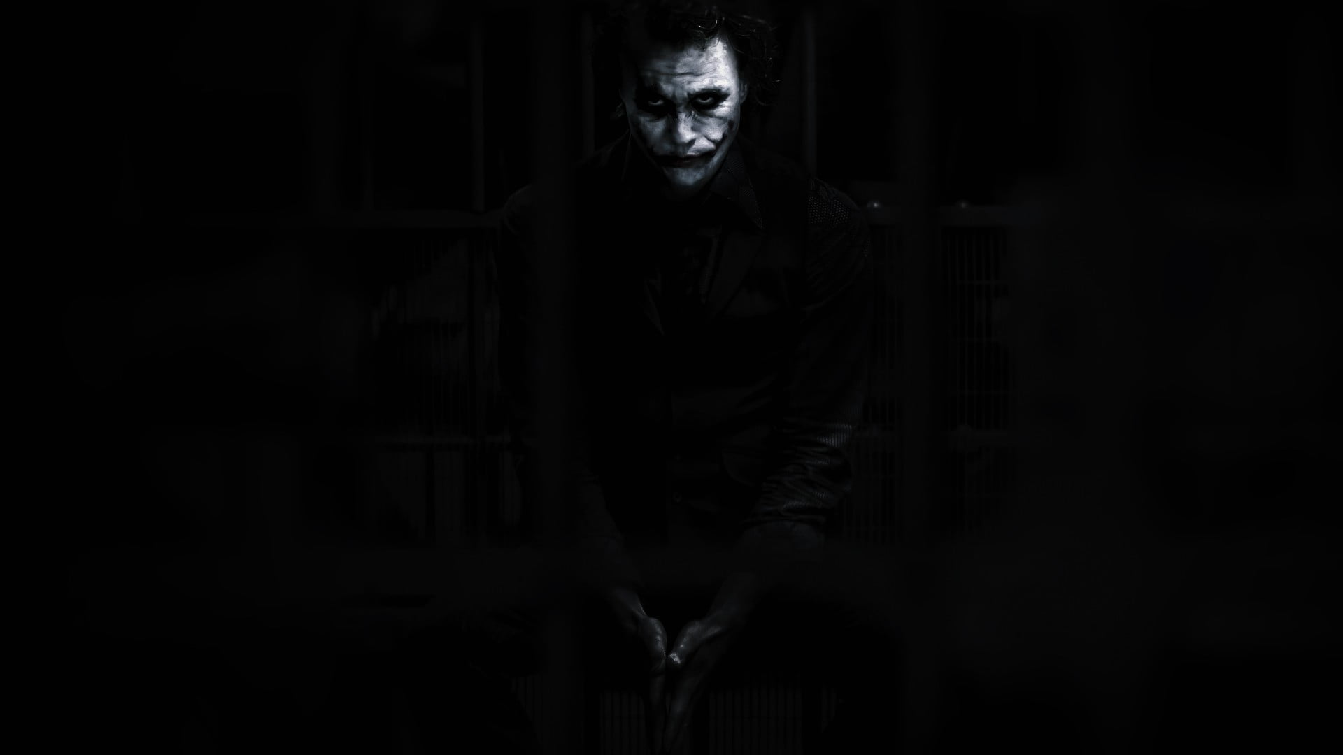 Joker wallpaper, Joker, Batman, noir, Heath Ledger HD