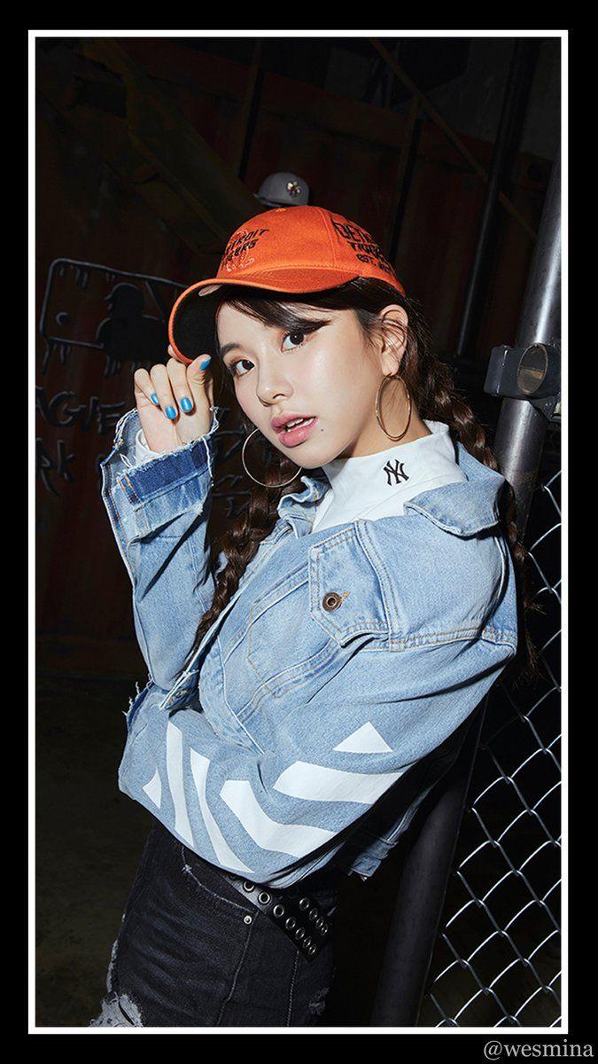 wesley X MLB CHAEYOUNG WALLPAPER 1080X1920 #TWICE