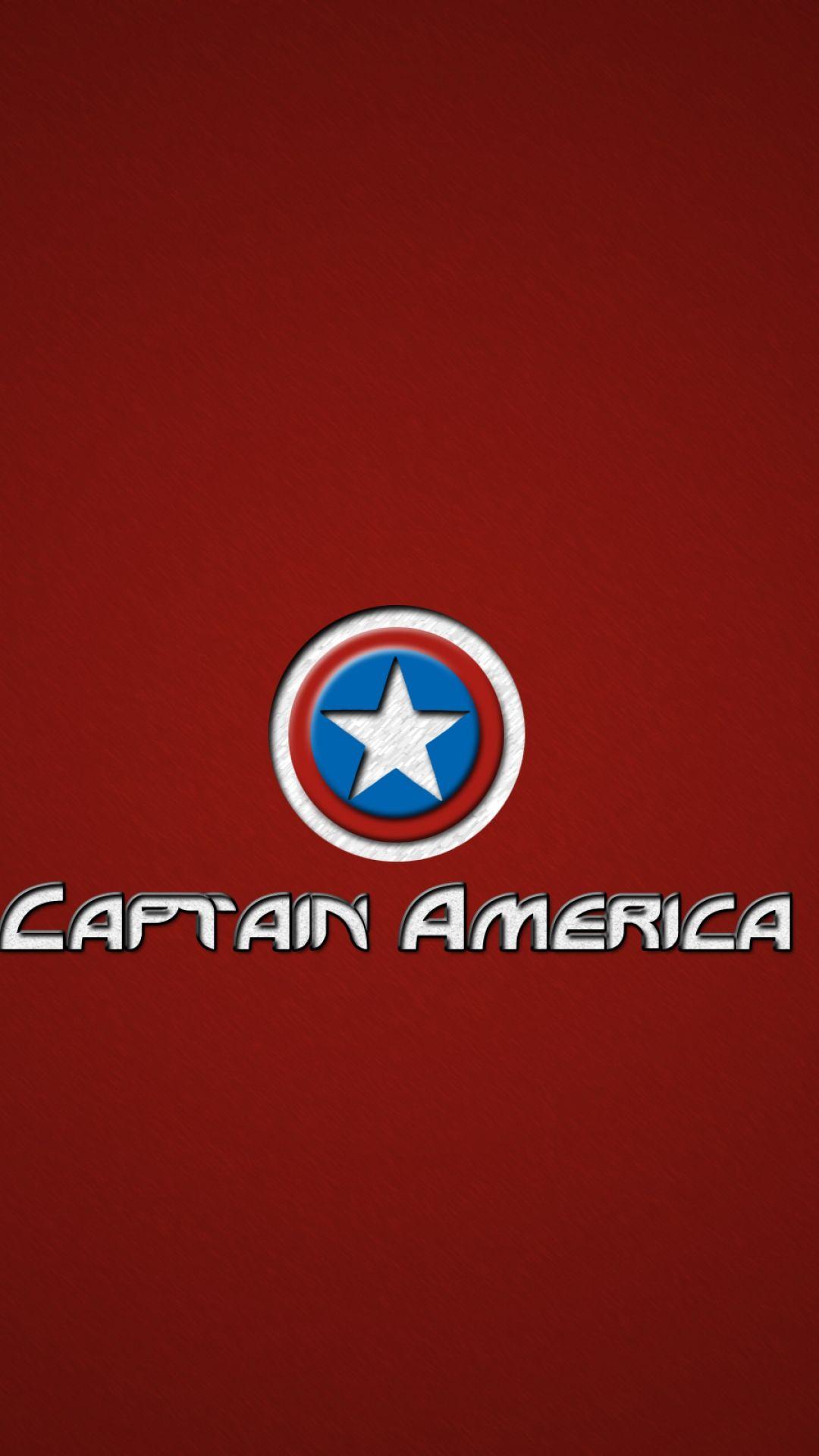 Wallpaper.wiki Captain America Logo Marvel Hero Avengers IPhone PIC