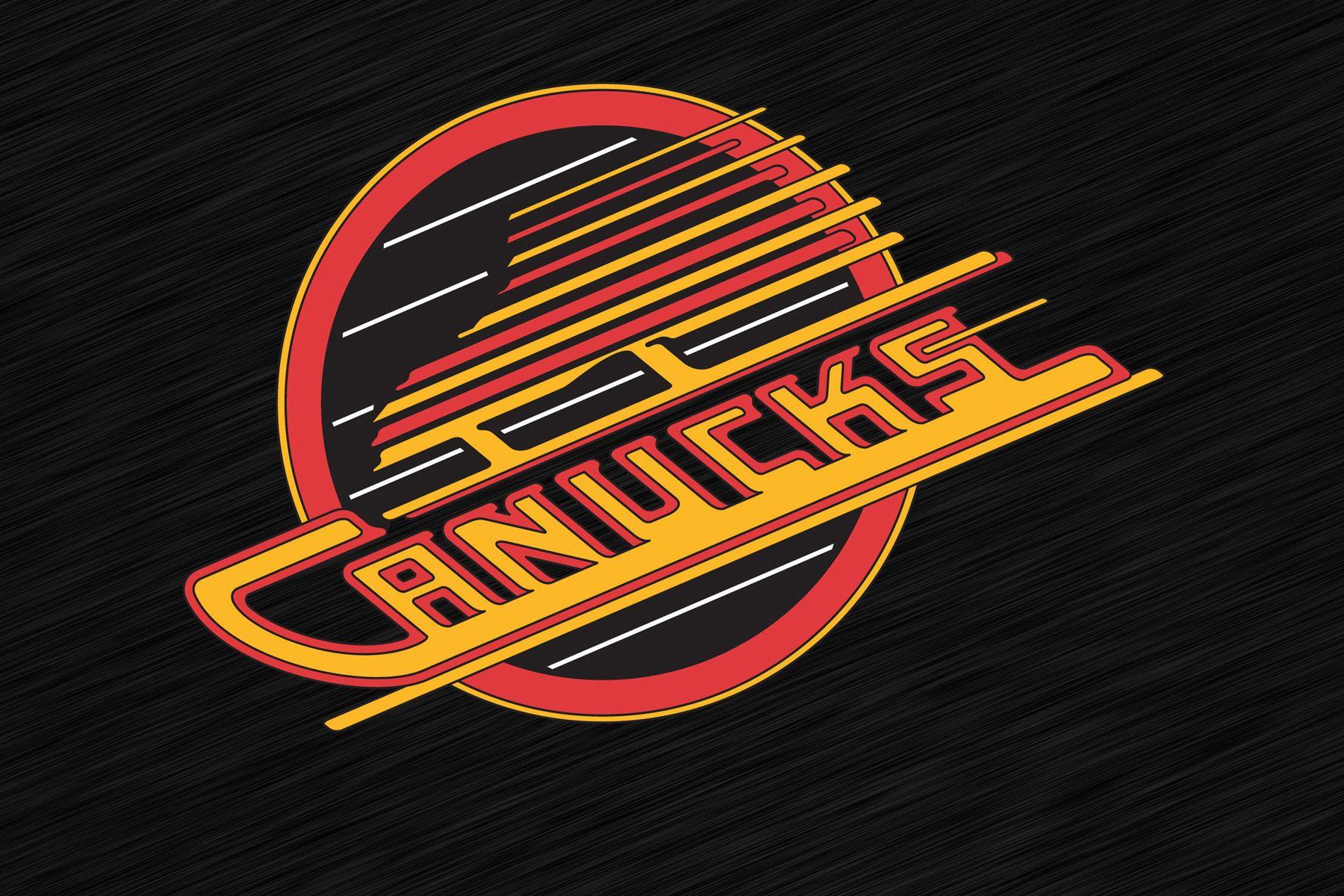 6x4vancouver Canucks Skate Black1 Logo Card