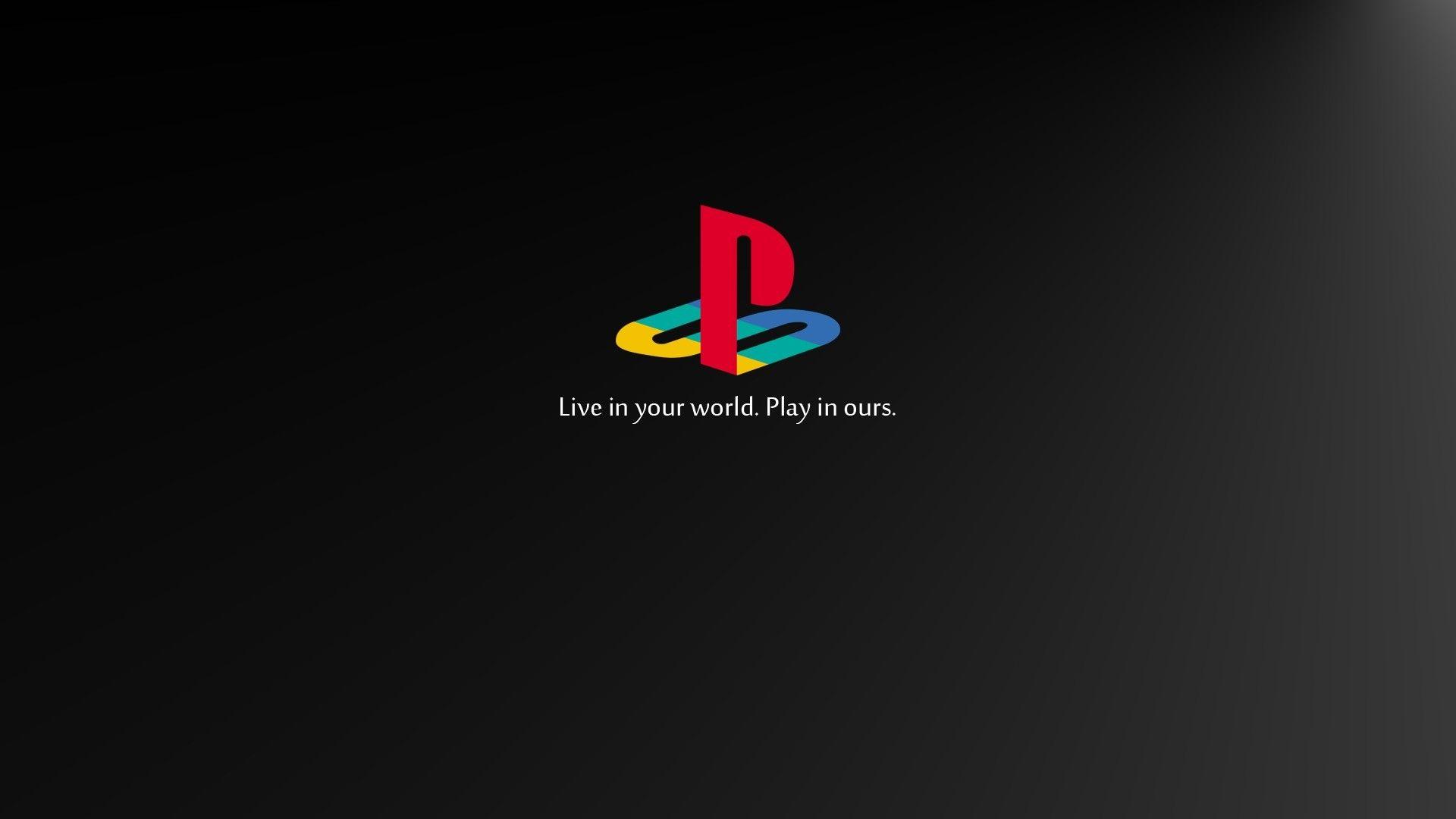 PlayStation, Retro Games, Video Games, Logo, Sony, Black, Consoles