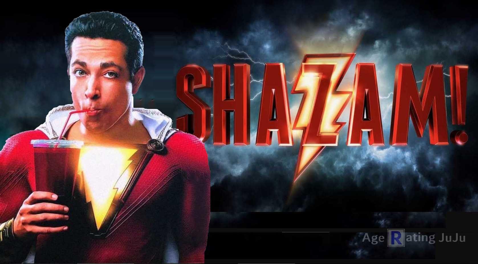 Shazam Age Rating. Movie 2018 Age Restriction Certificate
