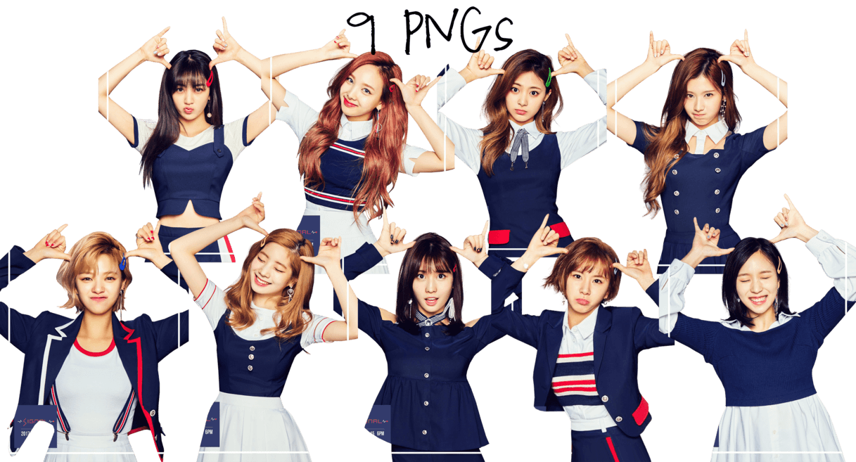 TWICE PNG Pack {Signal 2017} HD