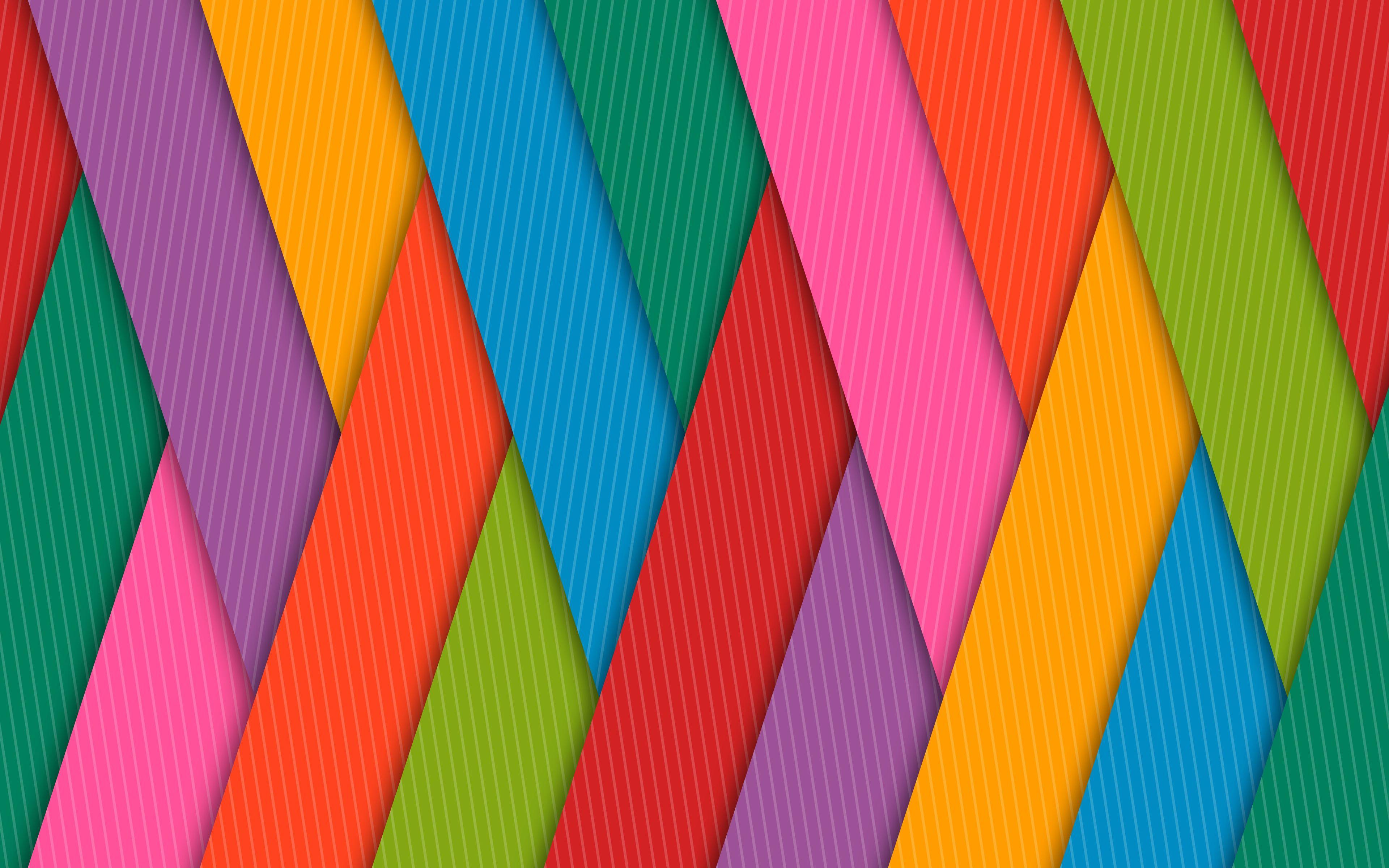 Colorful Strips 4K 5K Wallpapers