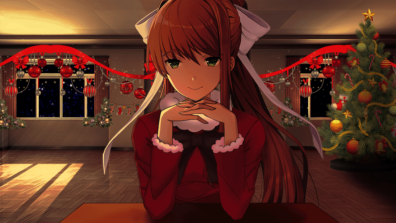 Mobile wallpaper: Video Game, Monika (Doki Doki Literature Club!), Doki  Doki Literature Club!, 1383330 download the picture for free.