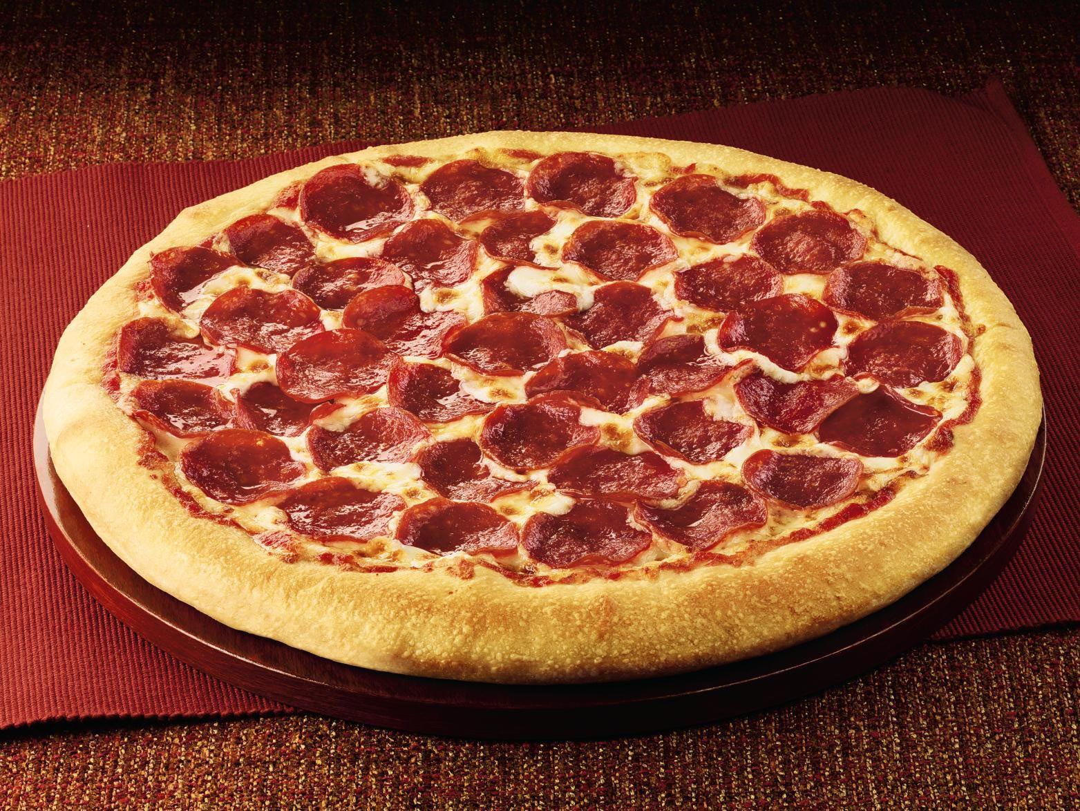 Download Pepperoni Pizza Background For Widescreen Wallpaper