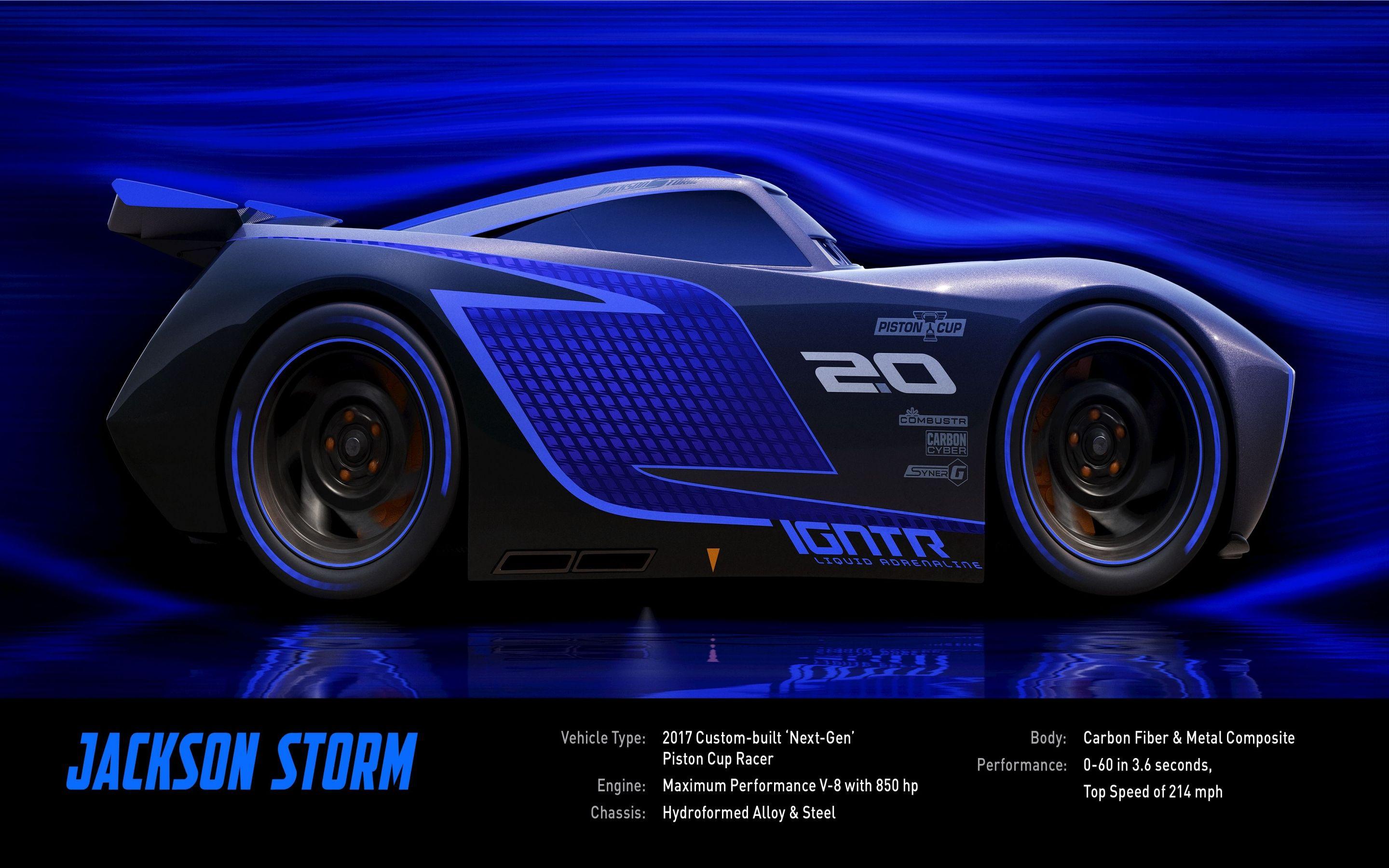 Disney Cars 3 Jackson Storm Specifications HD Wallpaper