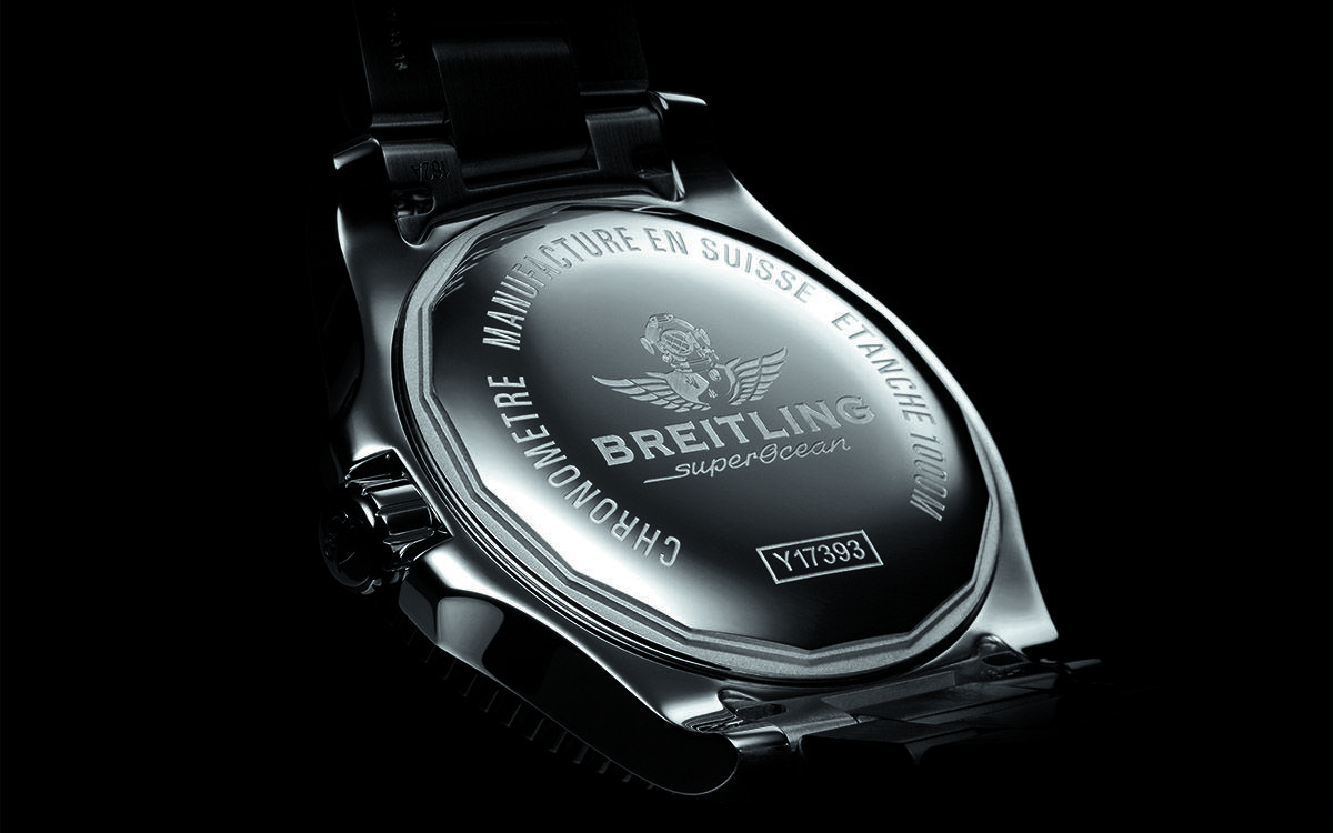 Breitling Superocean 44 Special black dial lateral cover #breitling