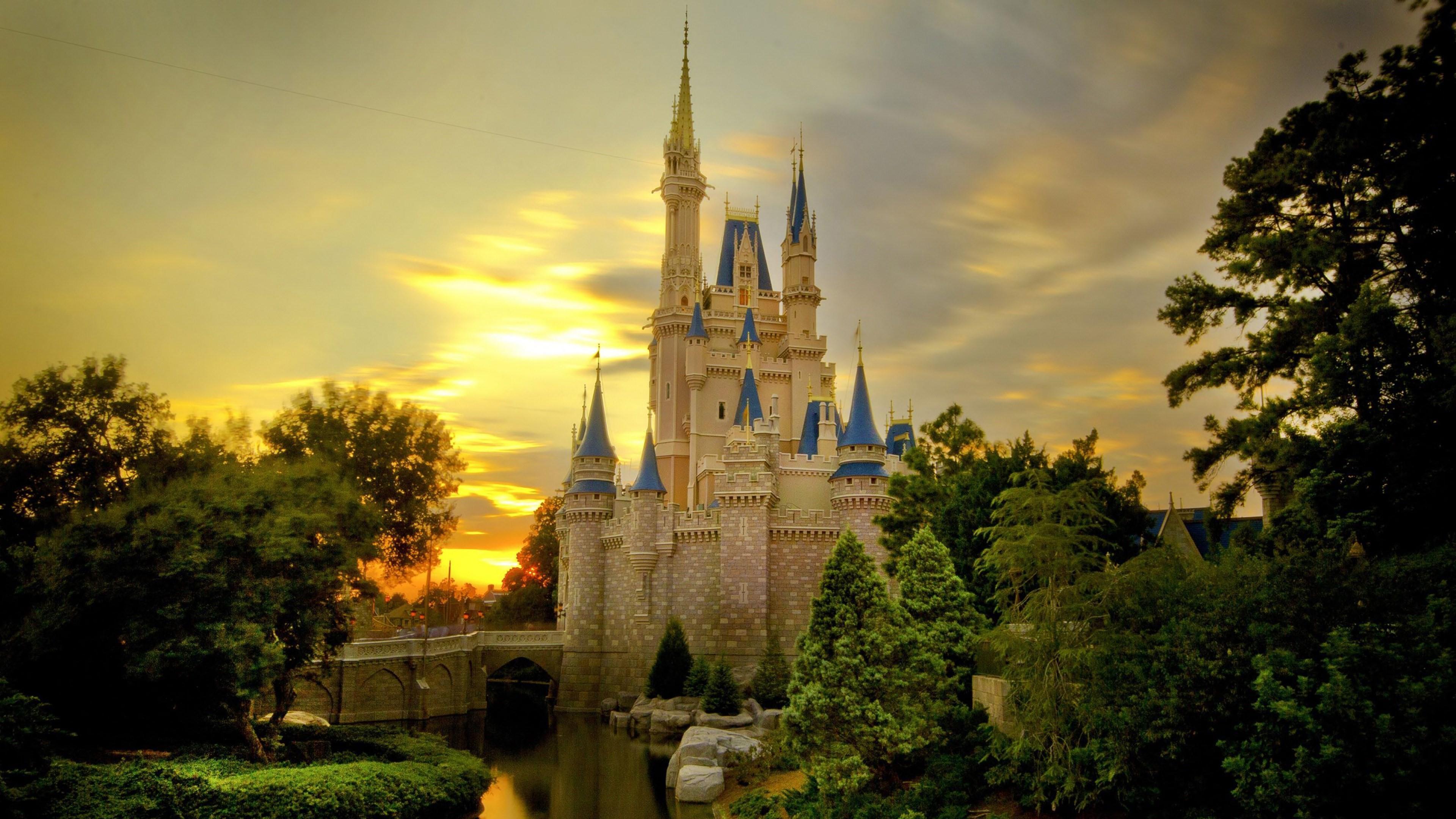 Cinderella Castle In The Magic Kingdom, Disney World Wallpaper