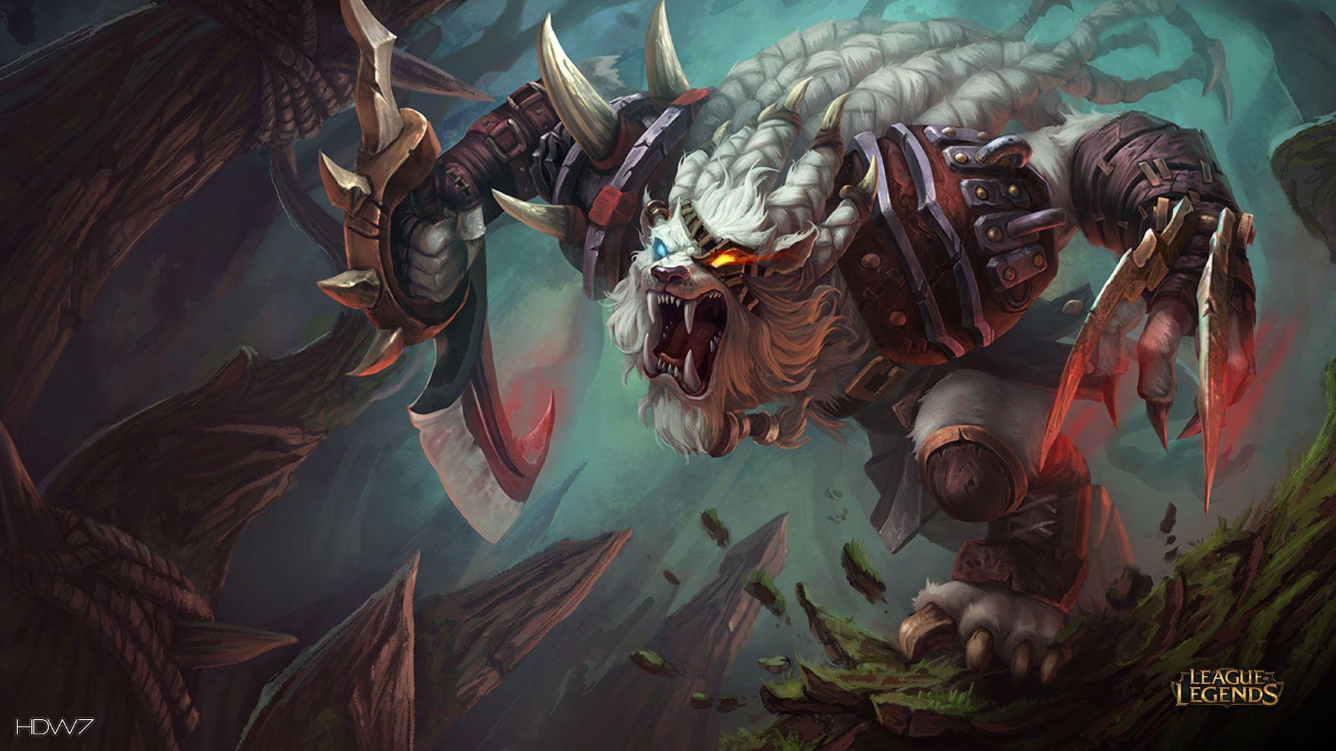 league of legends game lol rengar monster. HD wallpaper gallery