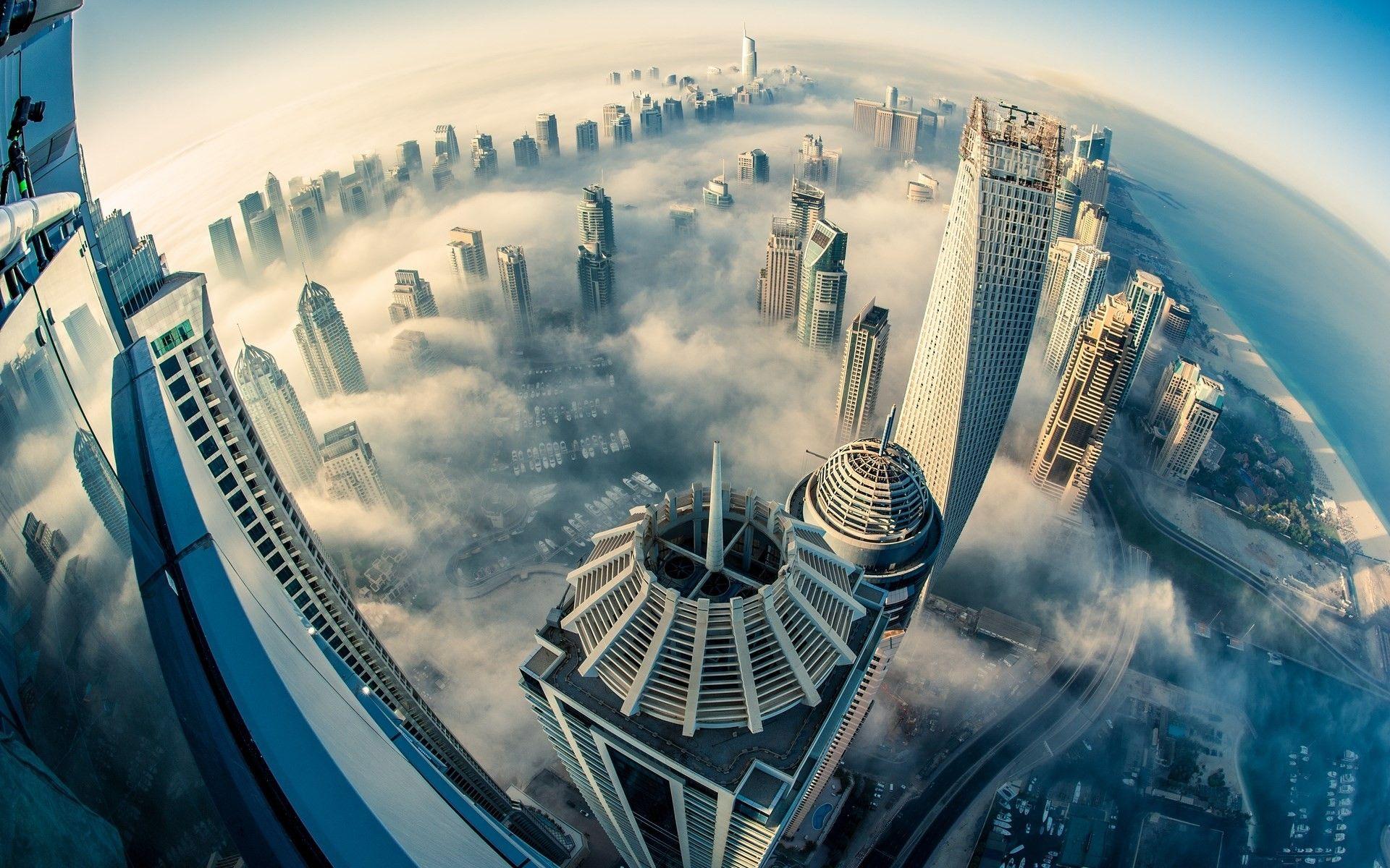Daily Wallpaper: Up and Above Dubai. I Like To Waste My Time