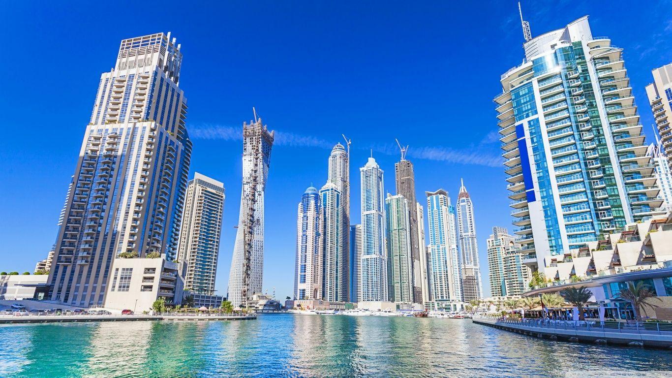 Dubai, United Arab Emirates, Skyscrapers ❤ 4K HD Desktop Wallpaper