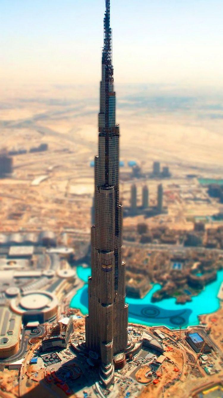 Dubai City Burj Khalifa iPhone 6 Wallpaper HD Download
